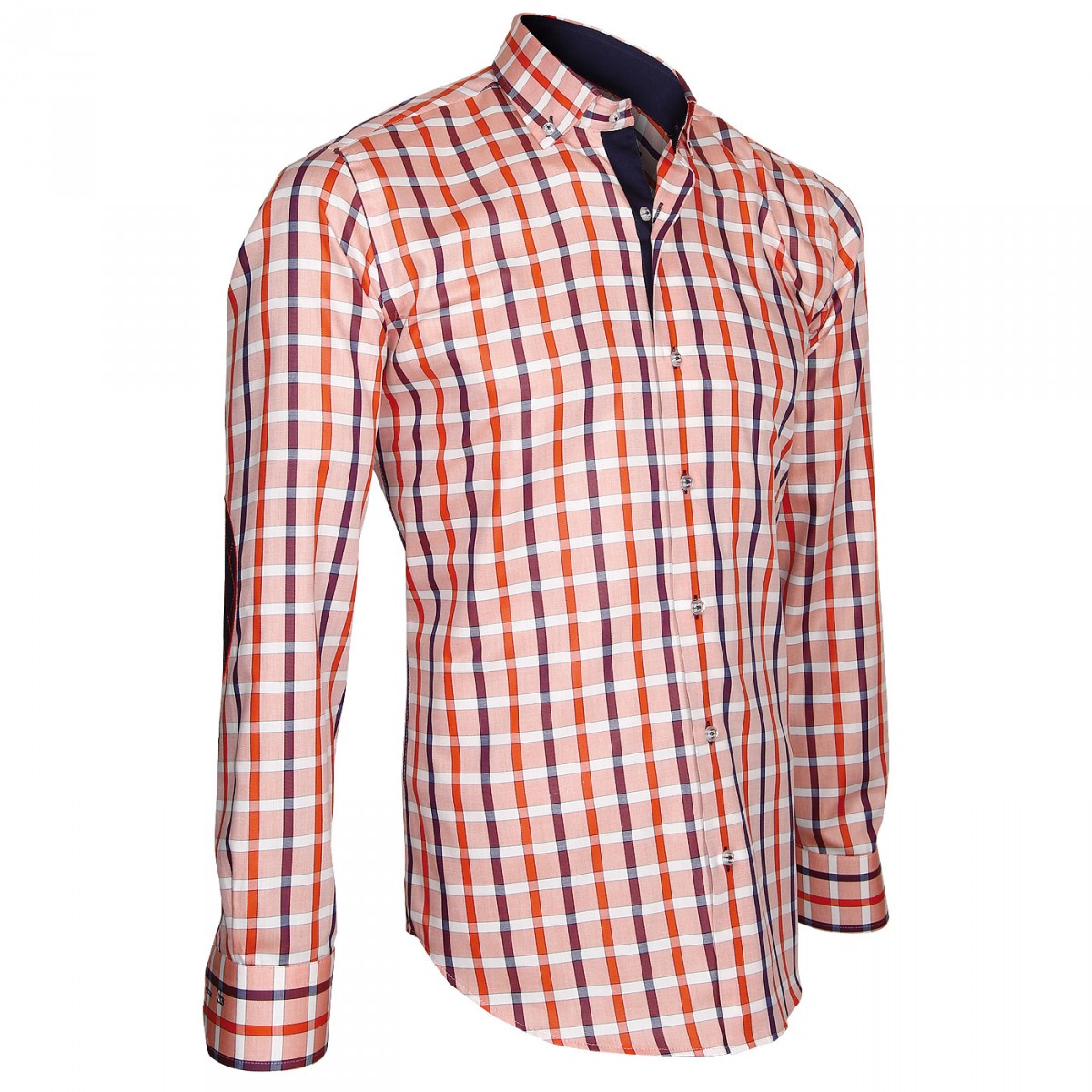 Chemise oxford AREZZO Emporio balzani E12EB3 orange