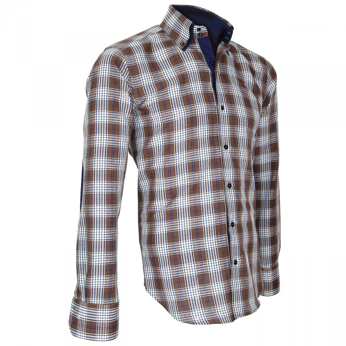 Chemise à coudières DONIZZO Emporio balzani Q5EB8 marron