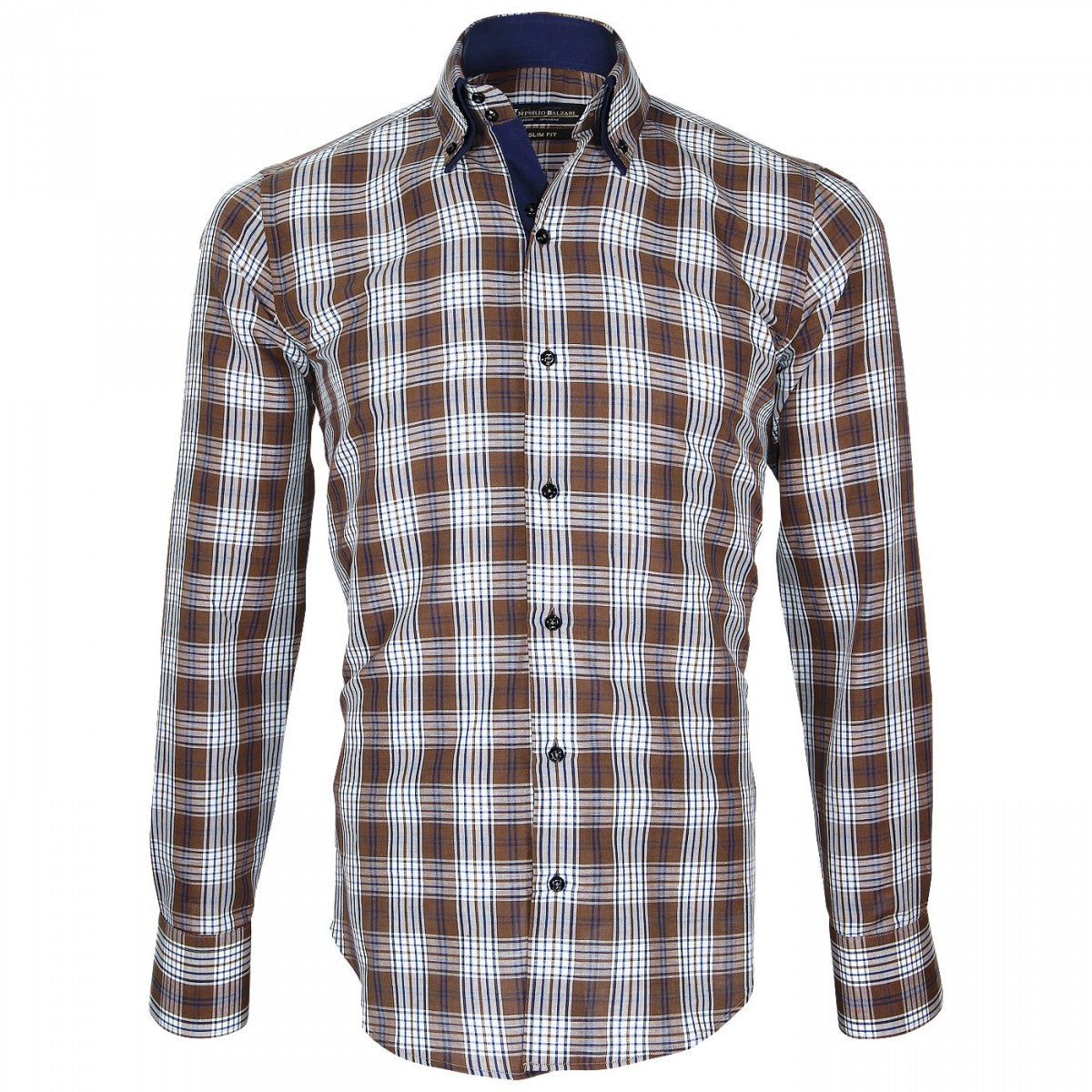 Chemise à coudières DONIZZO Emporio balzani Q5EB8 marron