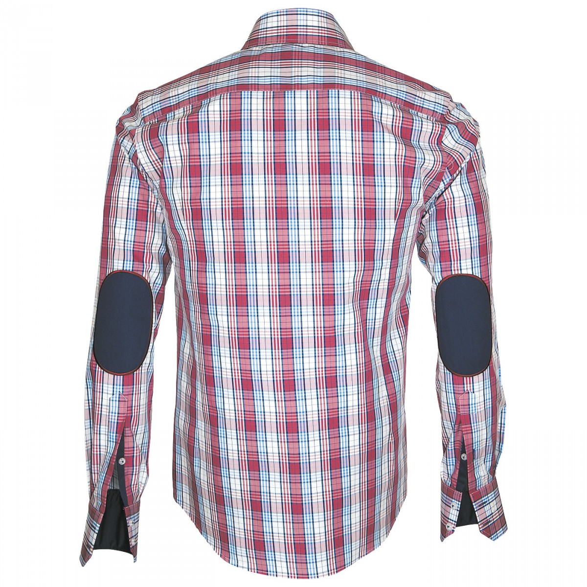 Chemise tartan DONIZZO Emporio balzani Q5EB6 rouge bleu