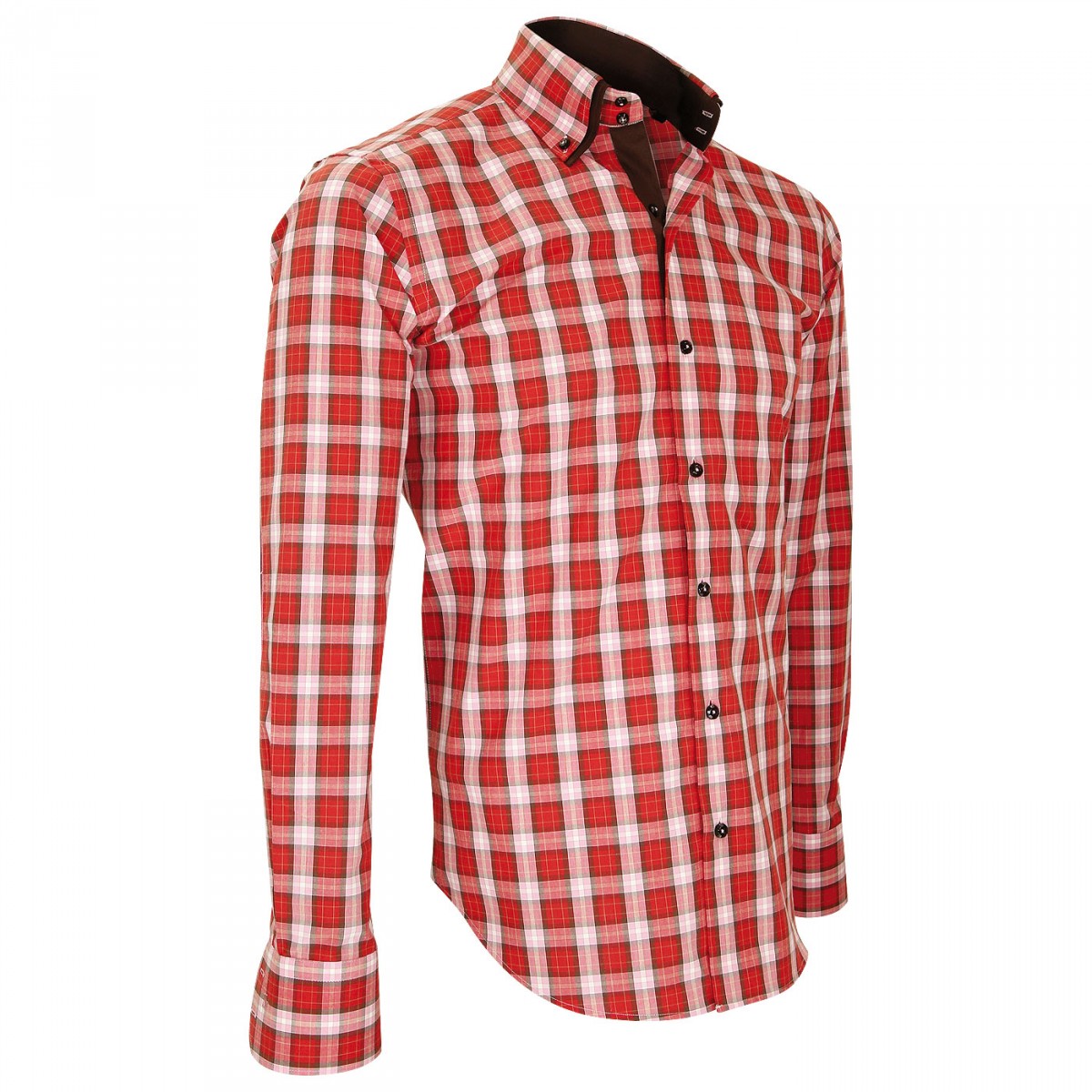 Chemise à Courdière DONIZZO Emporio balzani Q5EB2 rouge