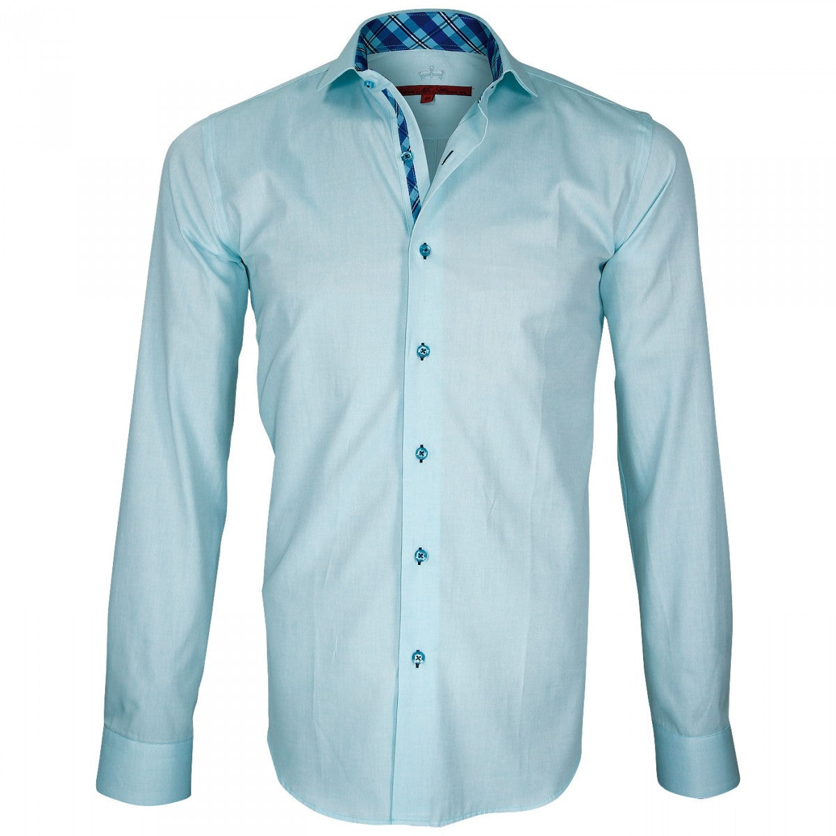 Chemise à Courdières ELBOW Andrew Mc Allister Q1AM5 turquoise