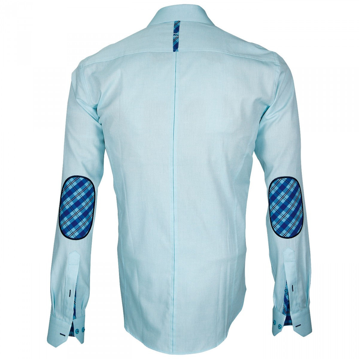Chemise à Courdières ELBOW Andrew Mc Allister Q1AM5 turquoise