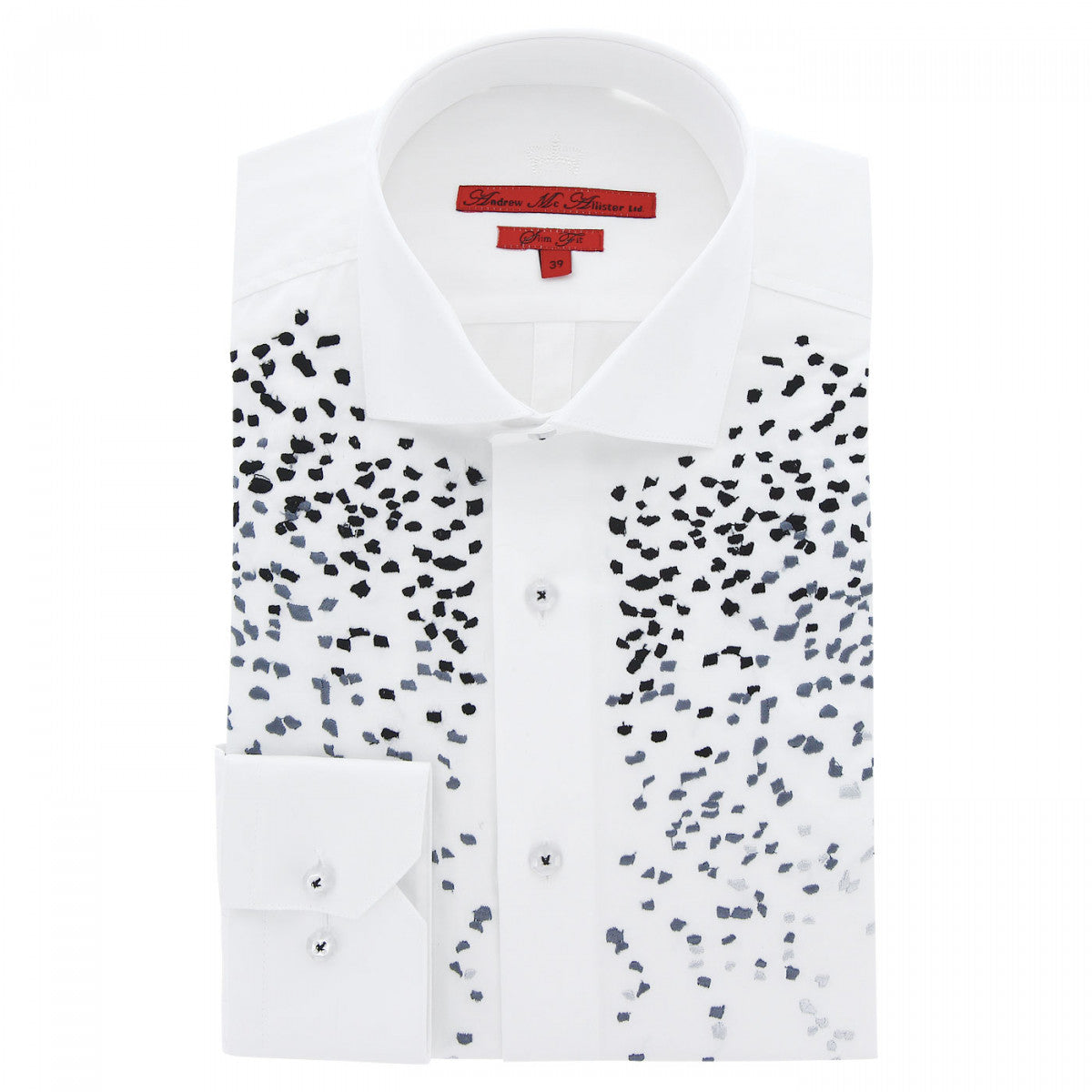Chemise Andrew Mc Allister AD9AM2 blanc noir