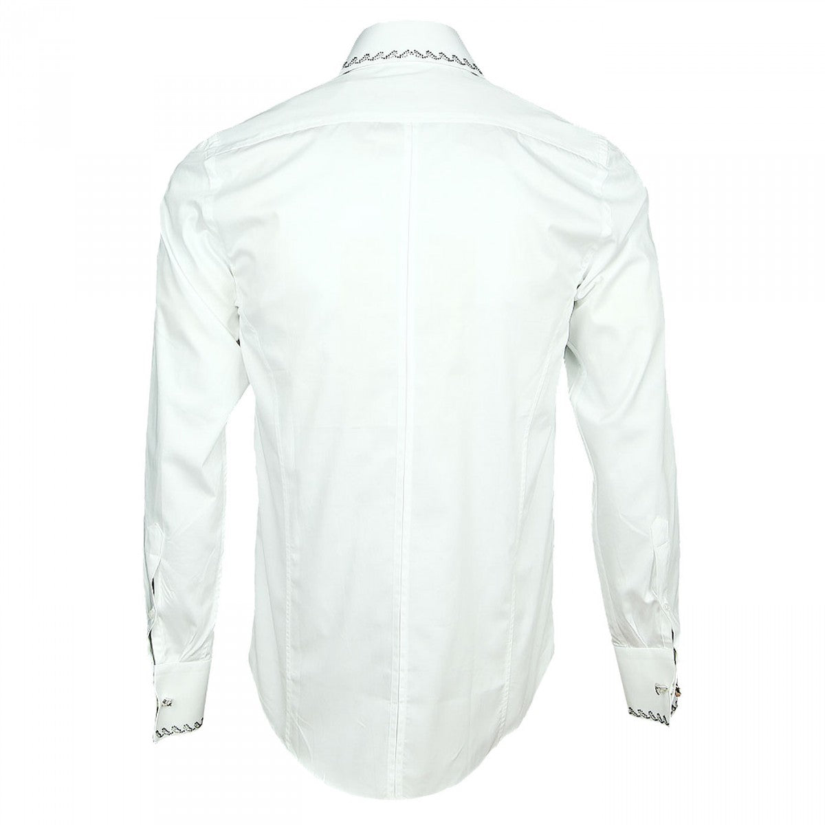 Chemise avec strass CRYSTAL Andrew Mc Allister MSTR1 blanc