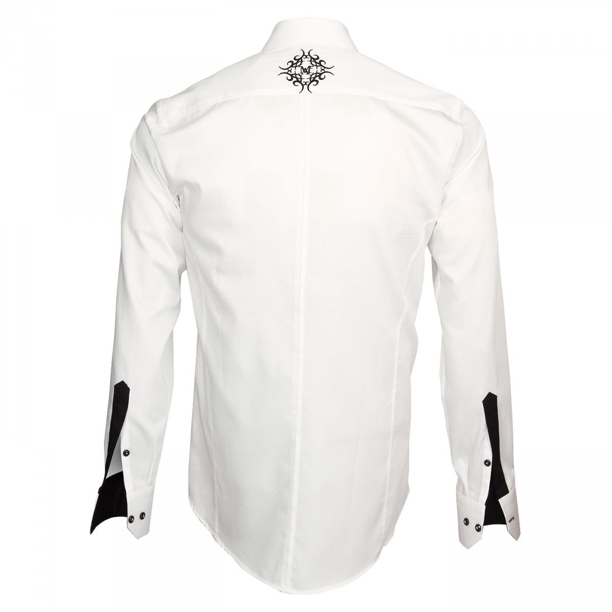 Chemise brodée ETNICA Andrew Mc Allister E7AM1 blanc