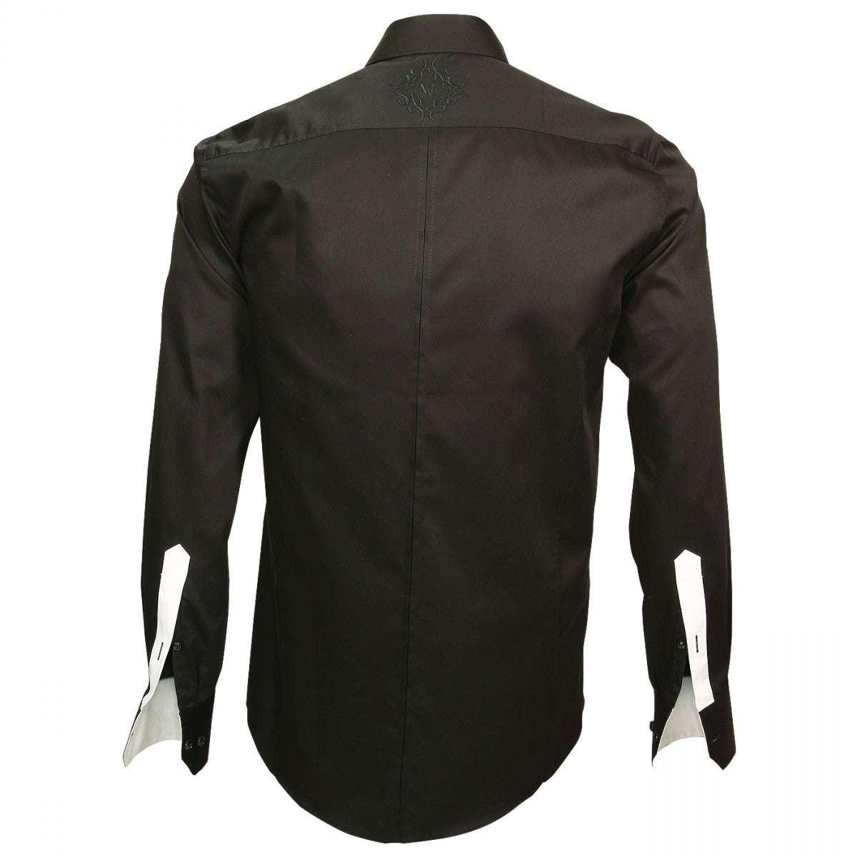 Chemise brodée ETNICA Andrew Mc Allister E7AM2 noir