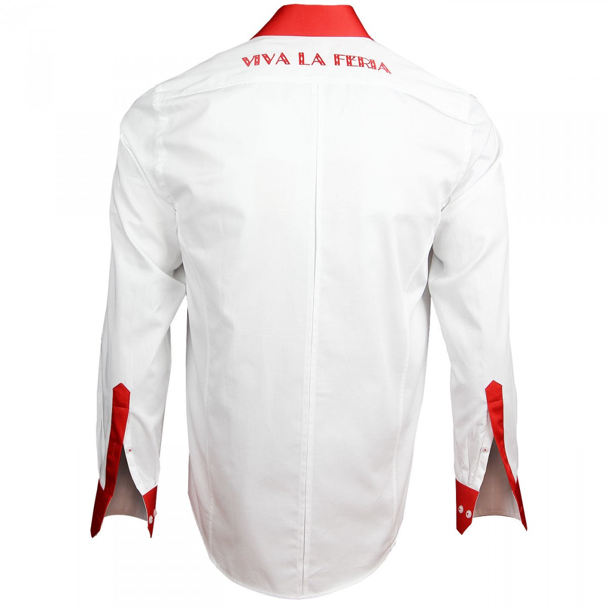 Chemise brodée FERIA Andrew Mc Allister Y6AM1 blanc