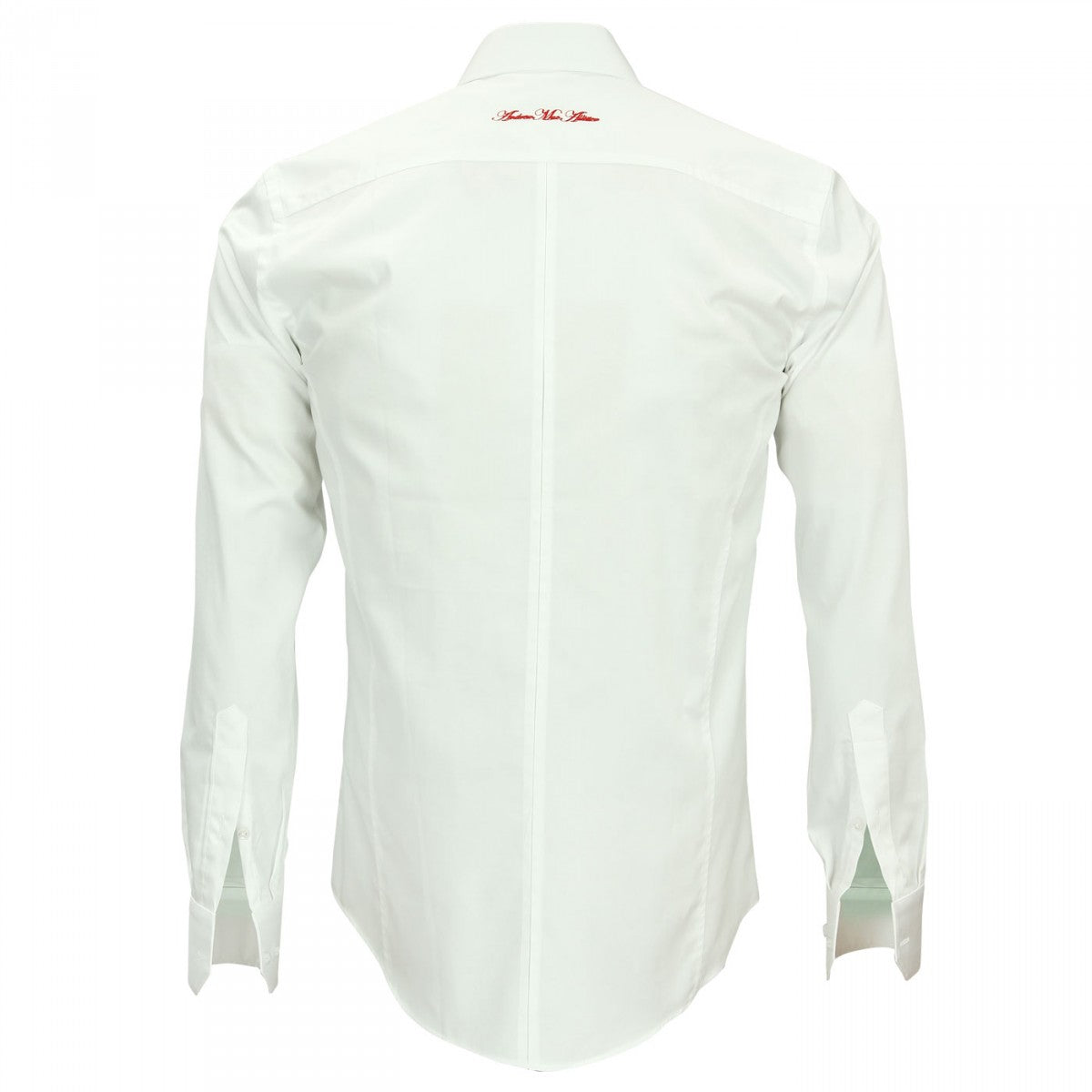 Chemise brodée LEEDS Andrew Mc Allister N1AM1 blanc