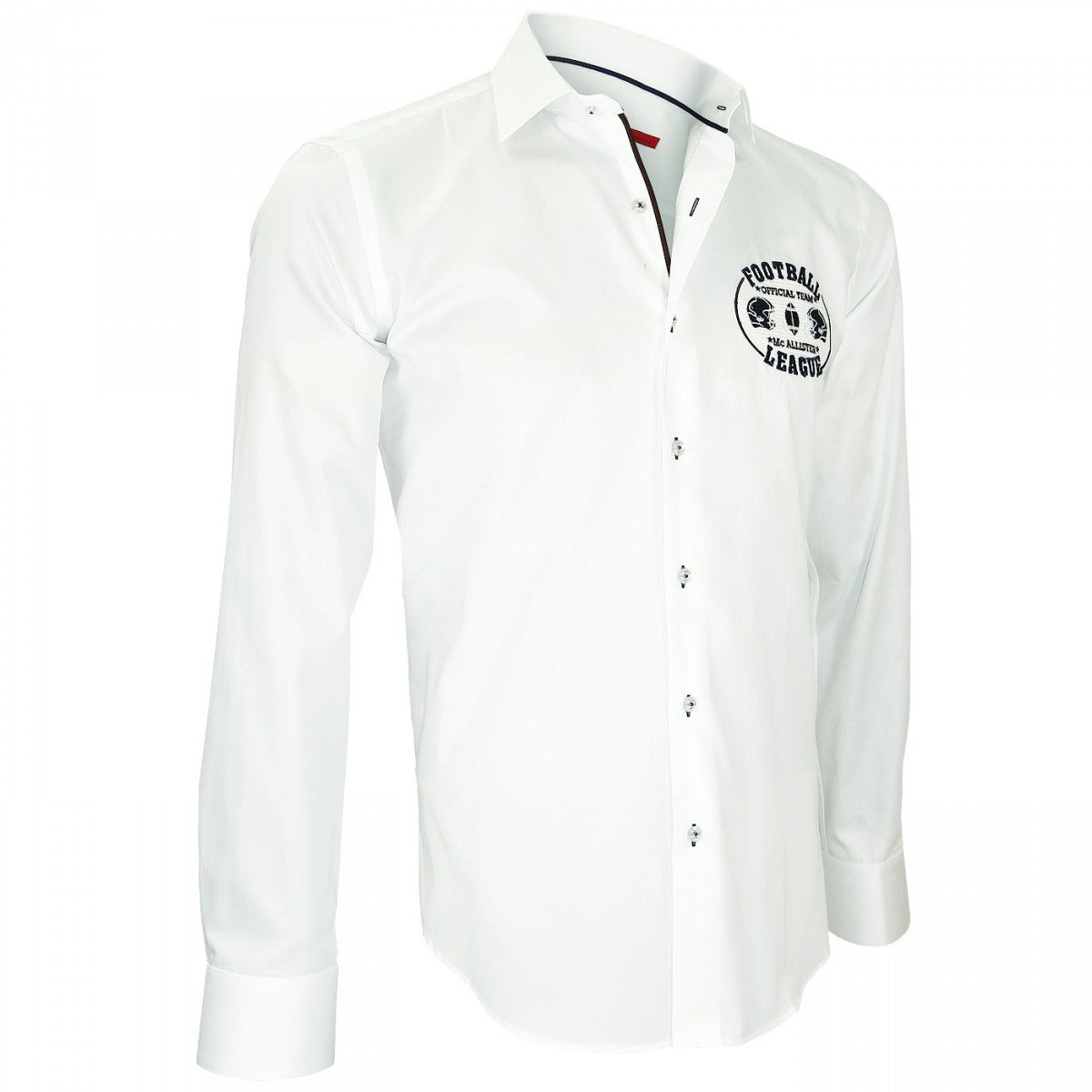 Chemise brodéeSUPERBALL Andrew Mc Allister Q13AM1 blanc