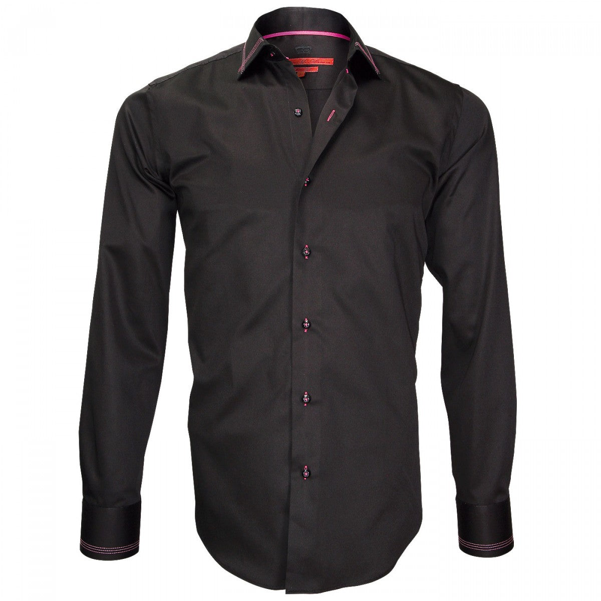 Chemise brodéeTOWER BRIDGE Andrew Mc Allister J10AM2 noir