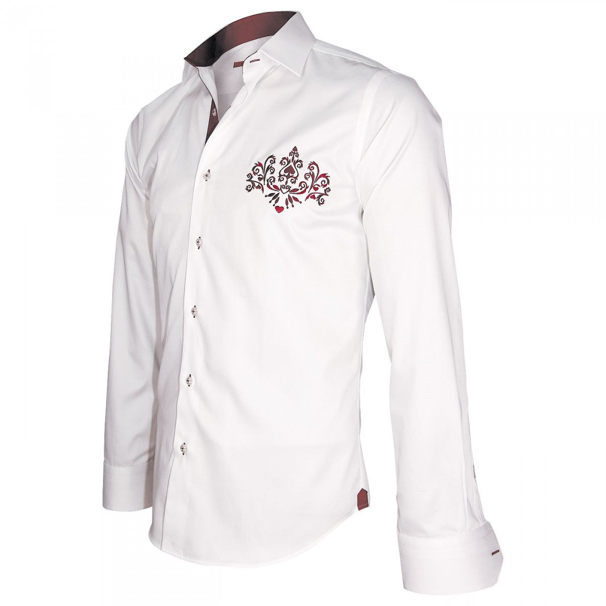 Chemise brodéeWINDSOR Andrew Mc Allister T4AM1 blanc