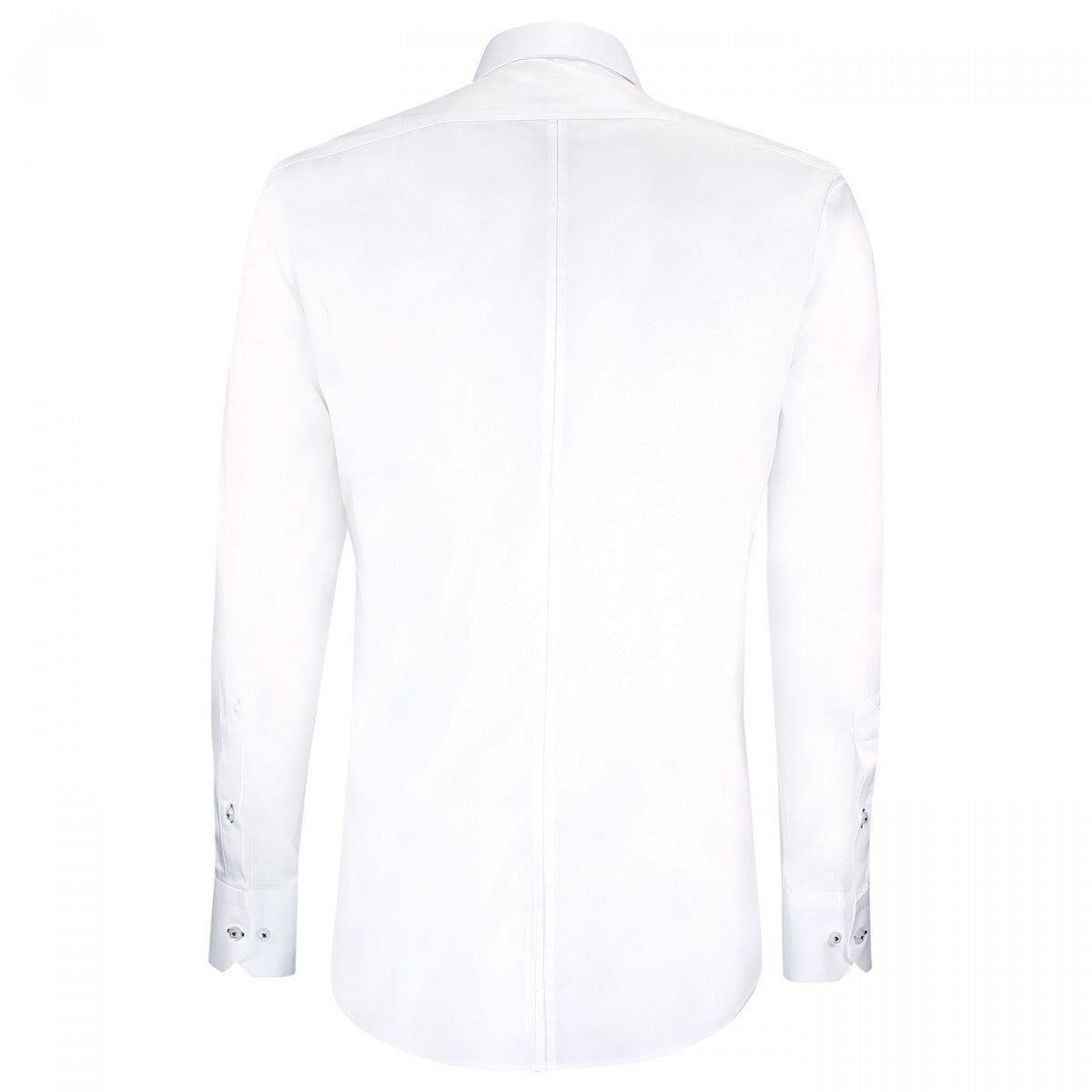 Chemise brodée satin de coton BROIDERY-AA15AM1 blanc