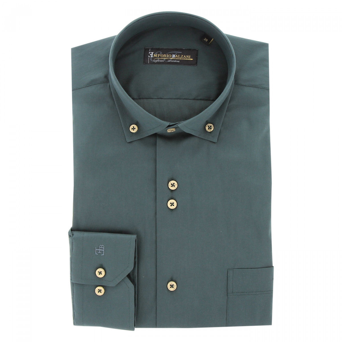 Chemise coupe droite business CA2EB5 vert