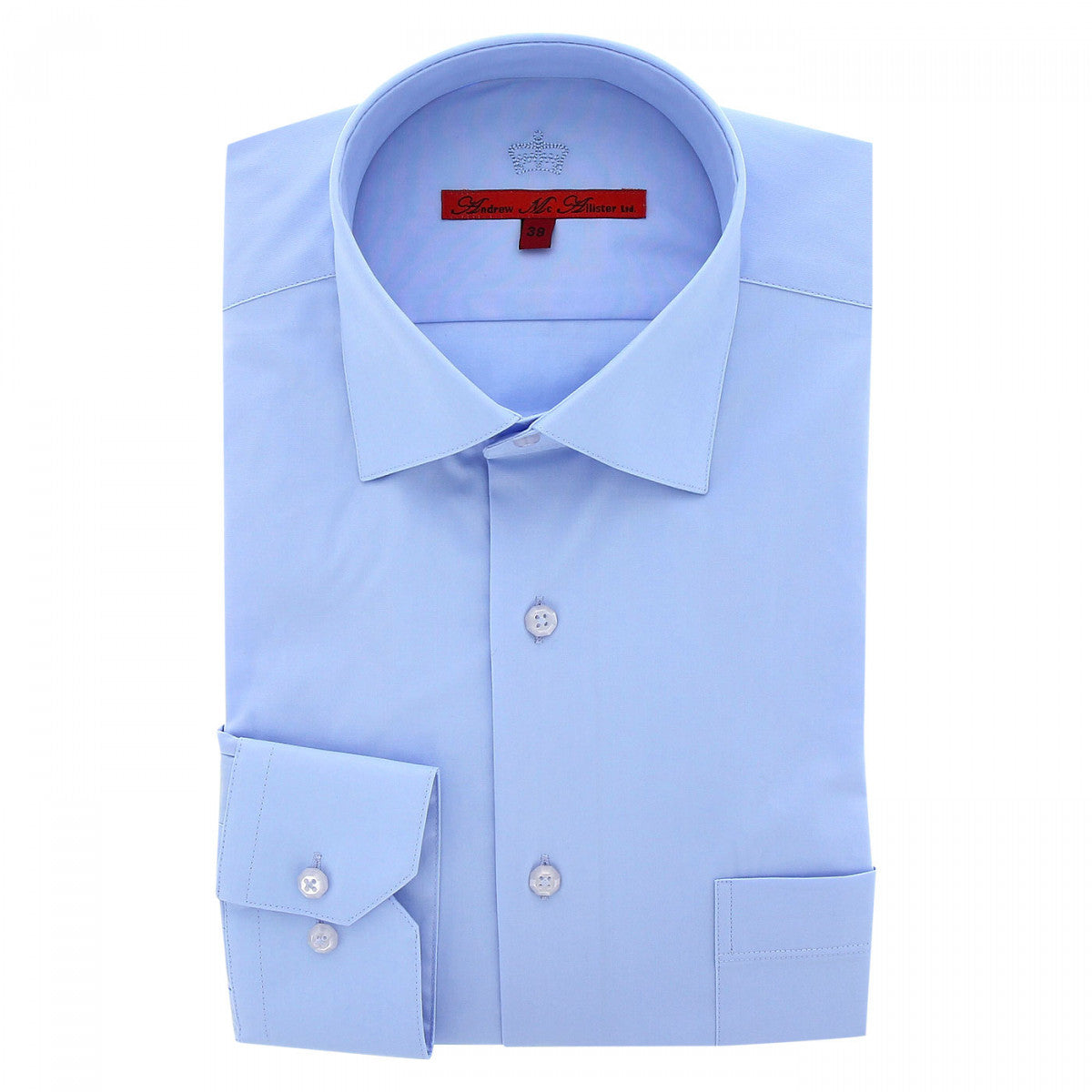 Chemise business edern Andrew Mac Allister CA8AM4 bleu clair