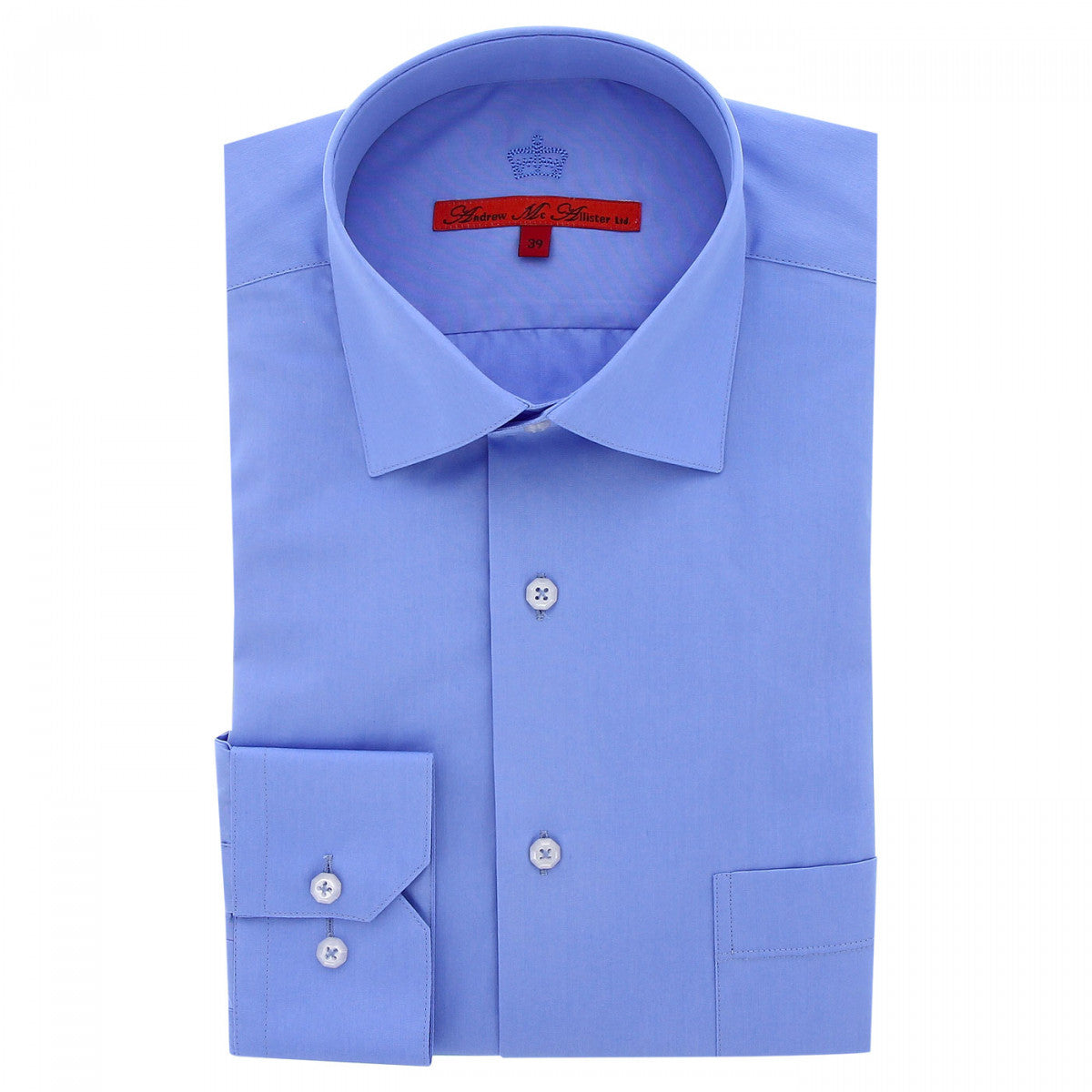 Chemise business wilson Andrew Mac Allister CA8AM2 bleu