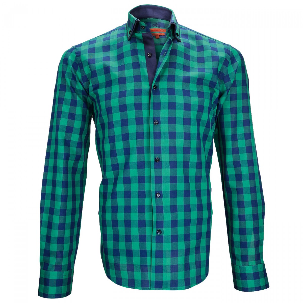 Chemise casualDEVON Andrew Mac Allister ZB18AM1 vert