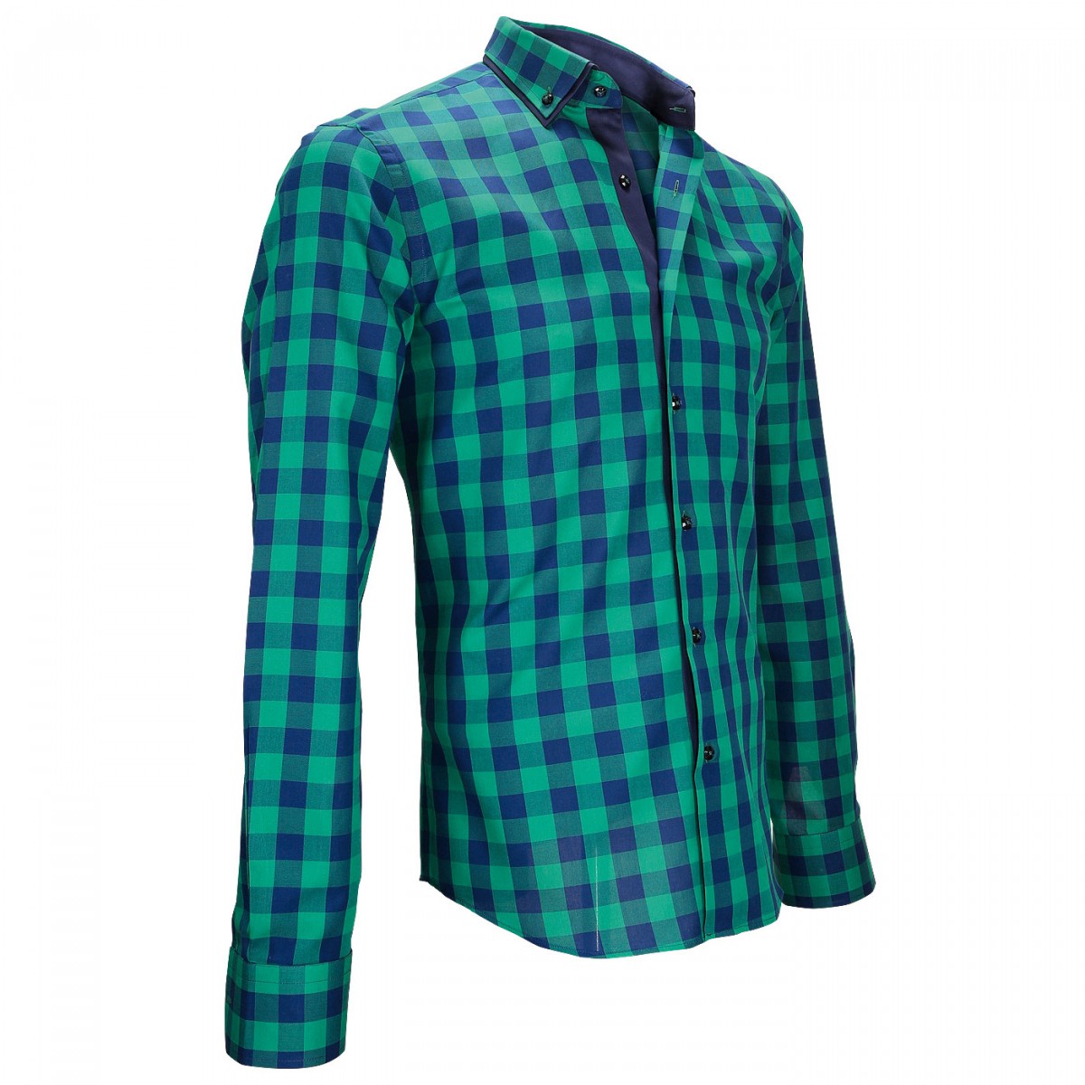 Chemise casualDEVON Andrew Mac Allister ZB18AM1 vert