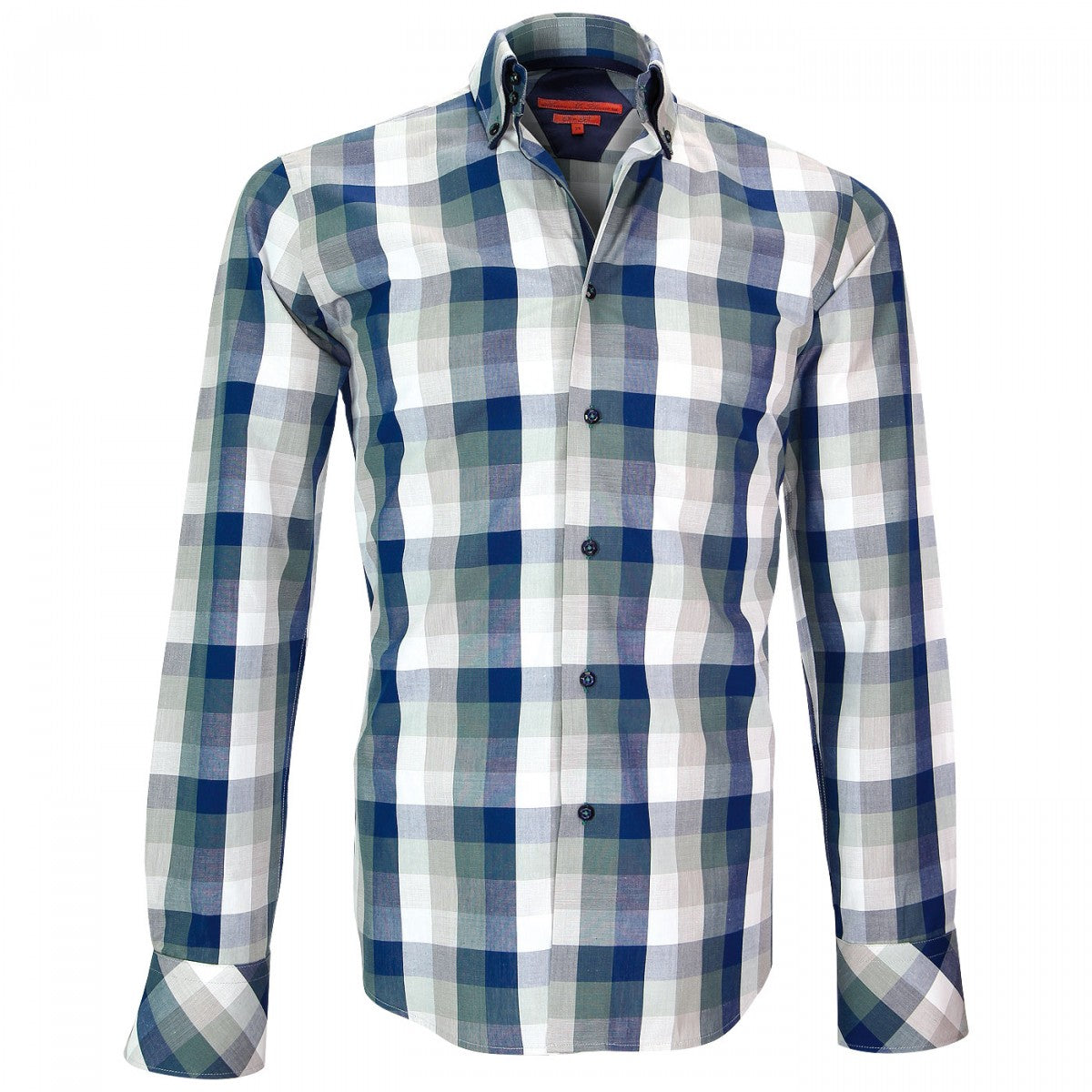 Chemise casualSHEFFIELDS Andrew Mac Allister XP5AM1 bleu
