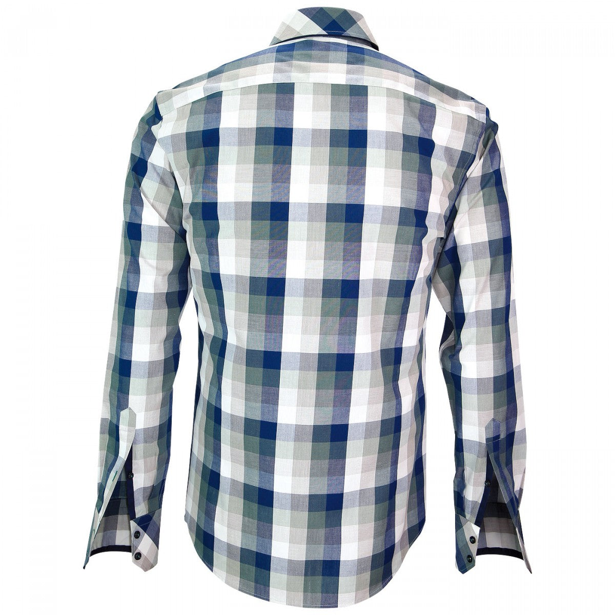 Chemise casualSHEFFIELDS Andrew Mac Allister XP5AM1 bleu