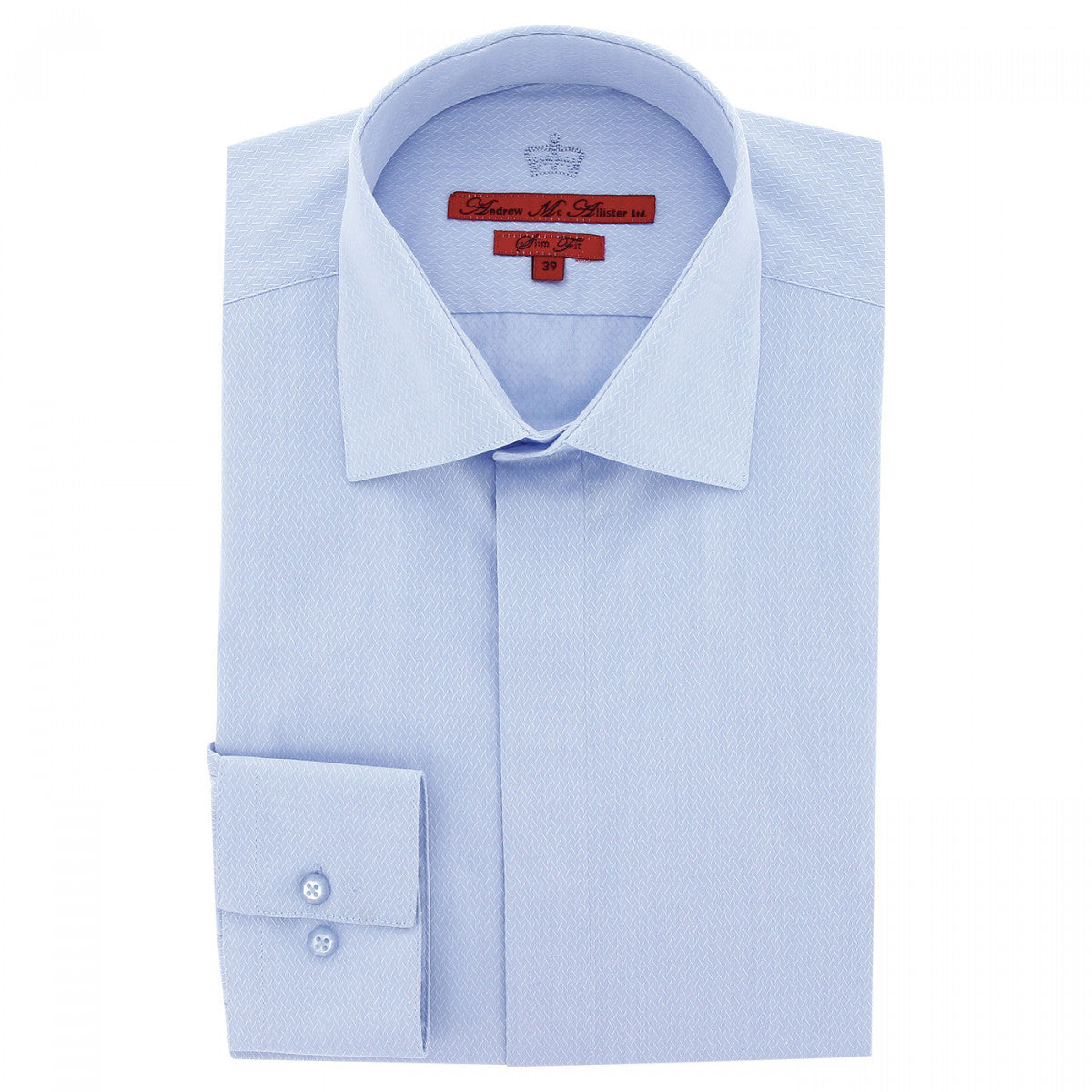 Chemise cérémonie tissu armuré CEREMONY AA4AM1 bleu