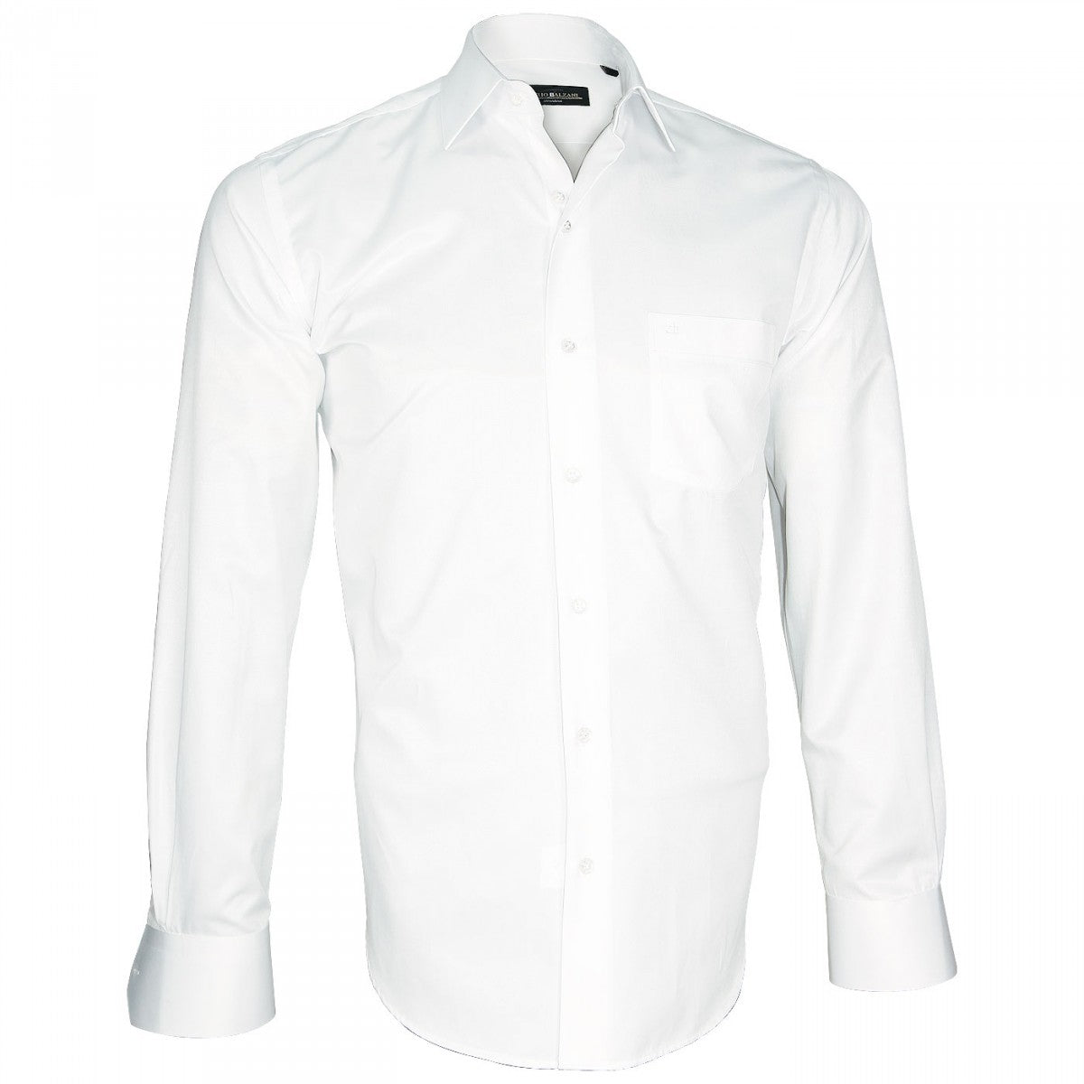 Chemise armure diagonaleBIANCO Emporio balzani T5EB3 blanc polaire