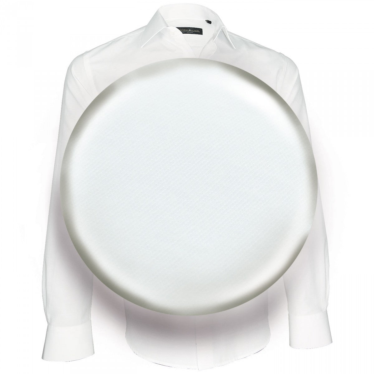 Chemise fil à filBIANCO Emporio balzani T5EB4 blanc pur