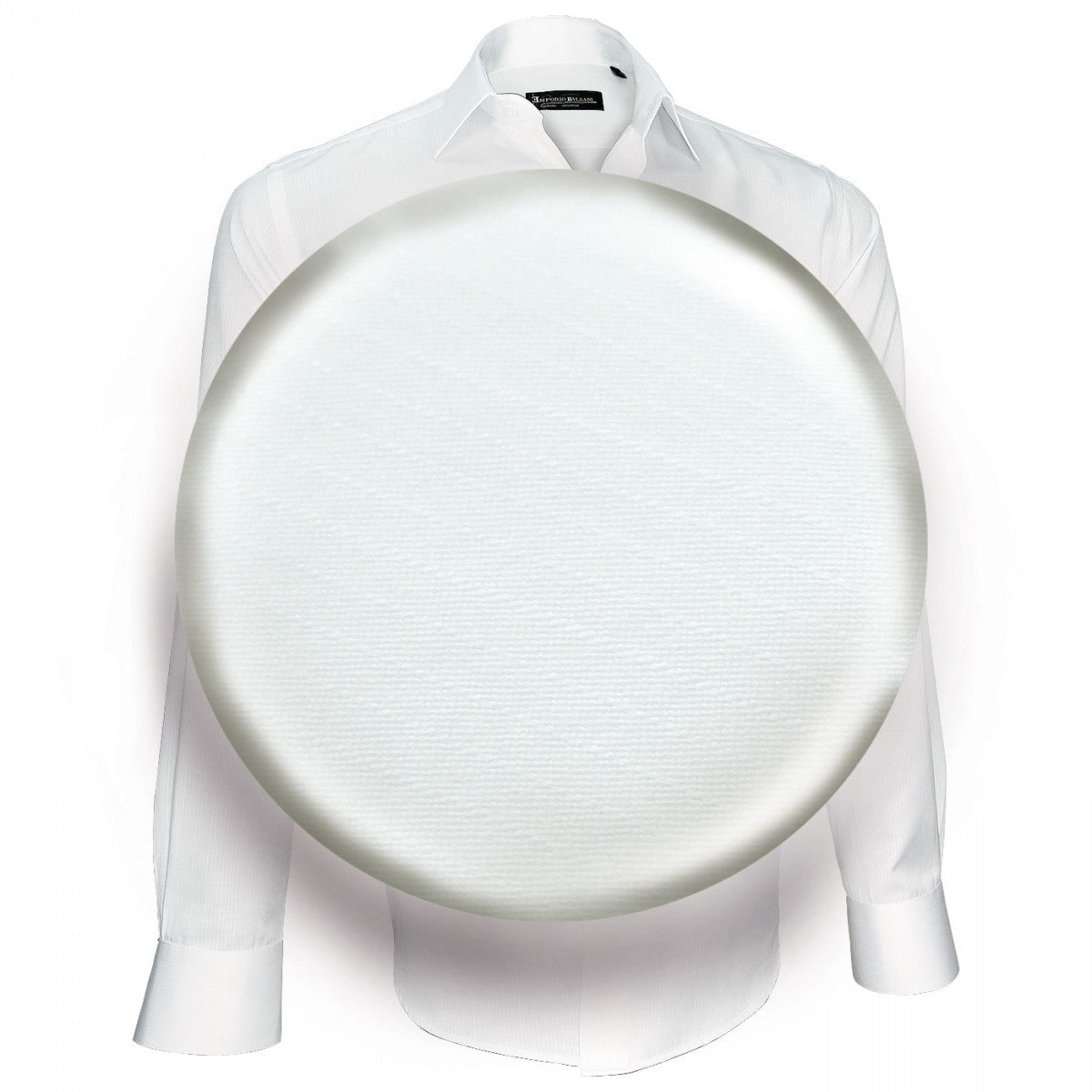 Chemise tissu armuréBIANCO Emporio balzani T5EB2 blanc