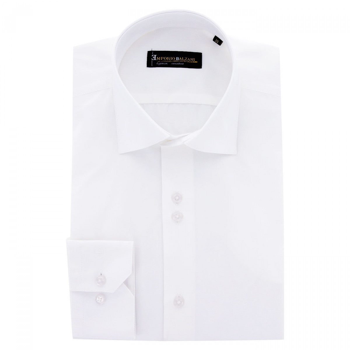 Chemise classique coupe droite CLAMICA-AA7EB1 blanc polaire