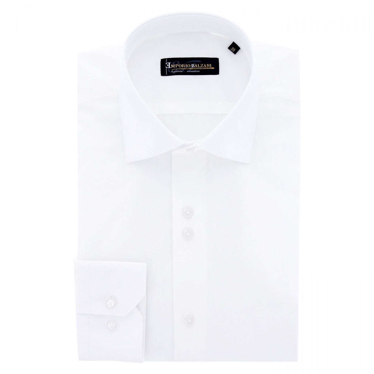 Chemise classique coupe droite CLAMICA-AA7EB5 blanc