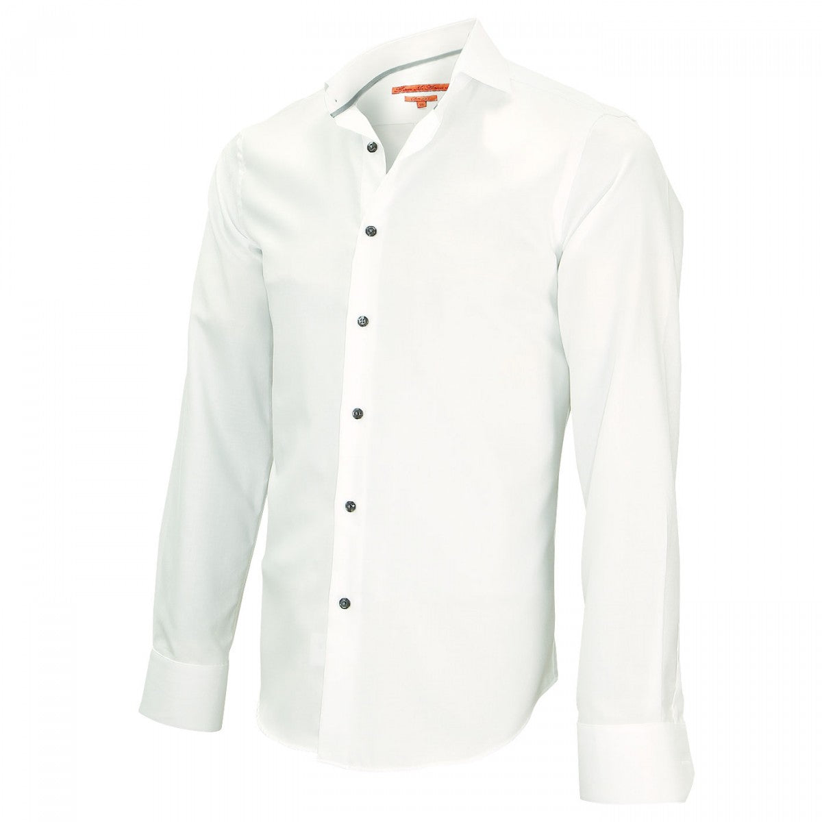 Chemise col ItalienHARRY Andrew Mac Allister P4AM3 blanc