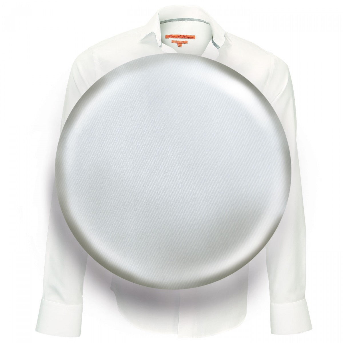 Chemise col ItalienHARRY Andrew Mac Allister P4AM3 blanc
