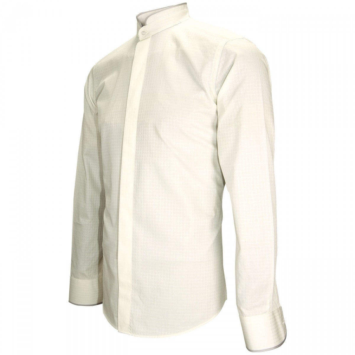 Chemise col maoNORFOLK Andrew Mac Allister ZB23AM1 beige