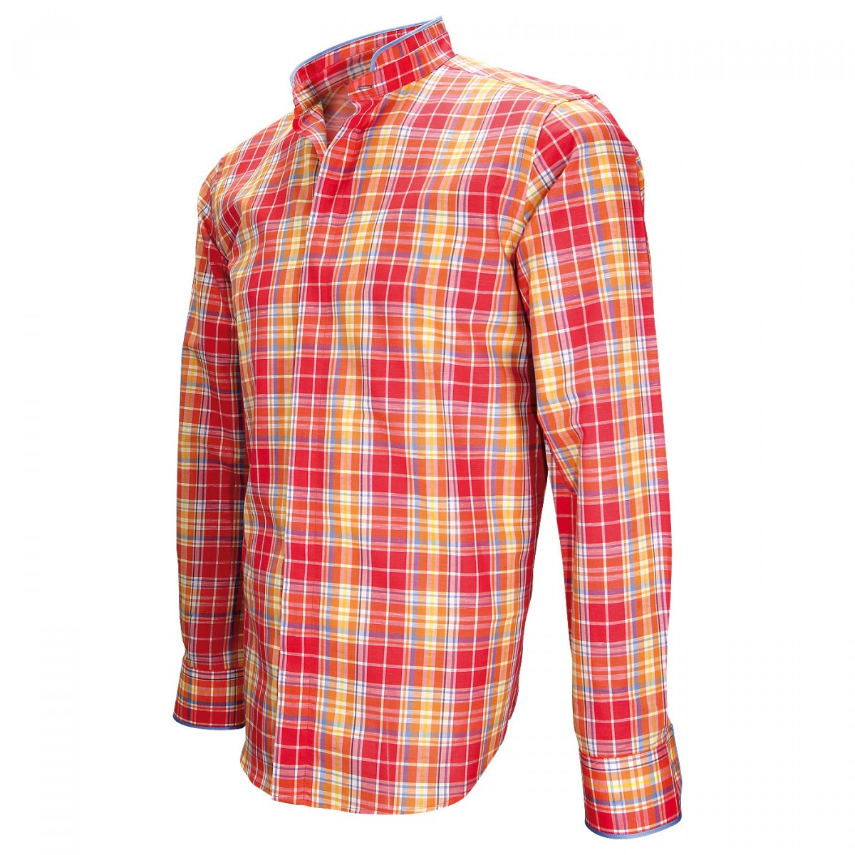 Chemise col maoWINCH Andrew Mac Allister ZB24AM1 rose