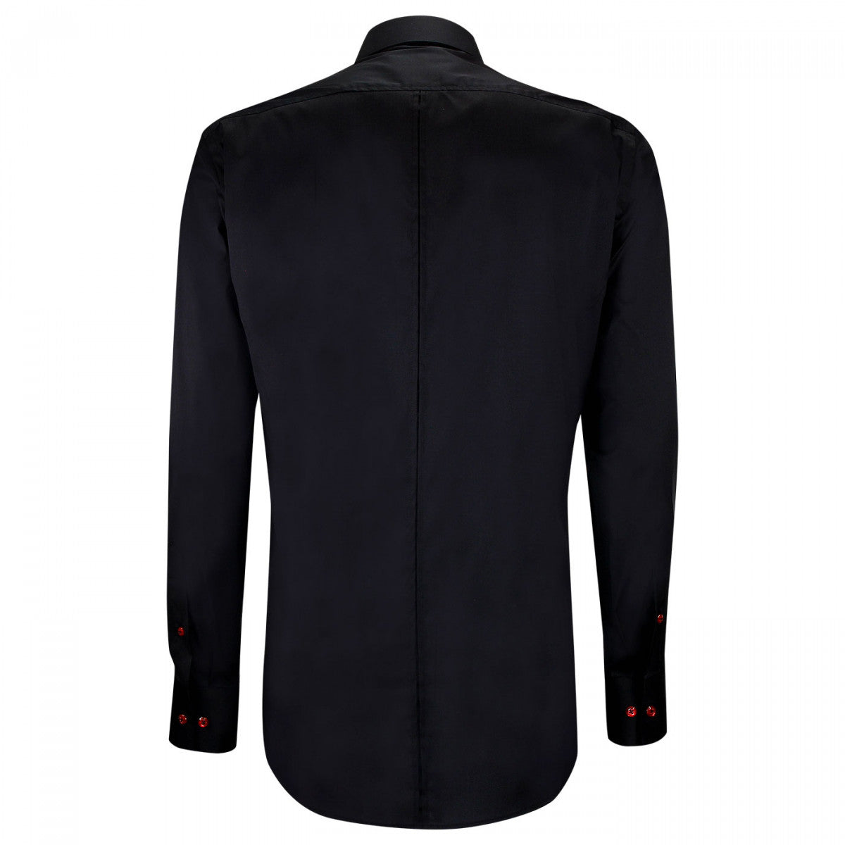 Chemise cintrée double boutonnage DOTTIO-AA2EB1 noir rouge