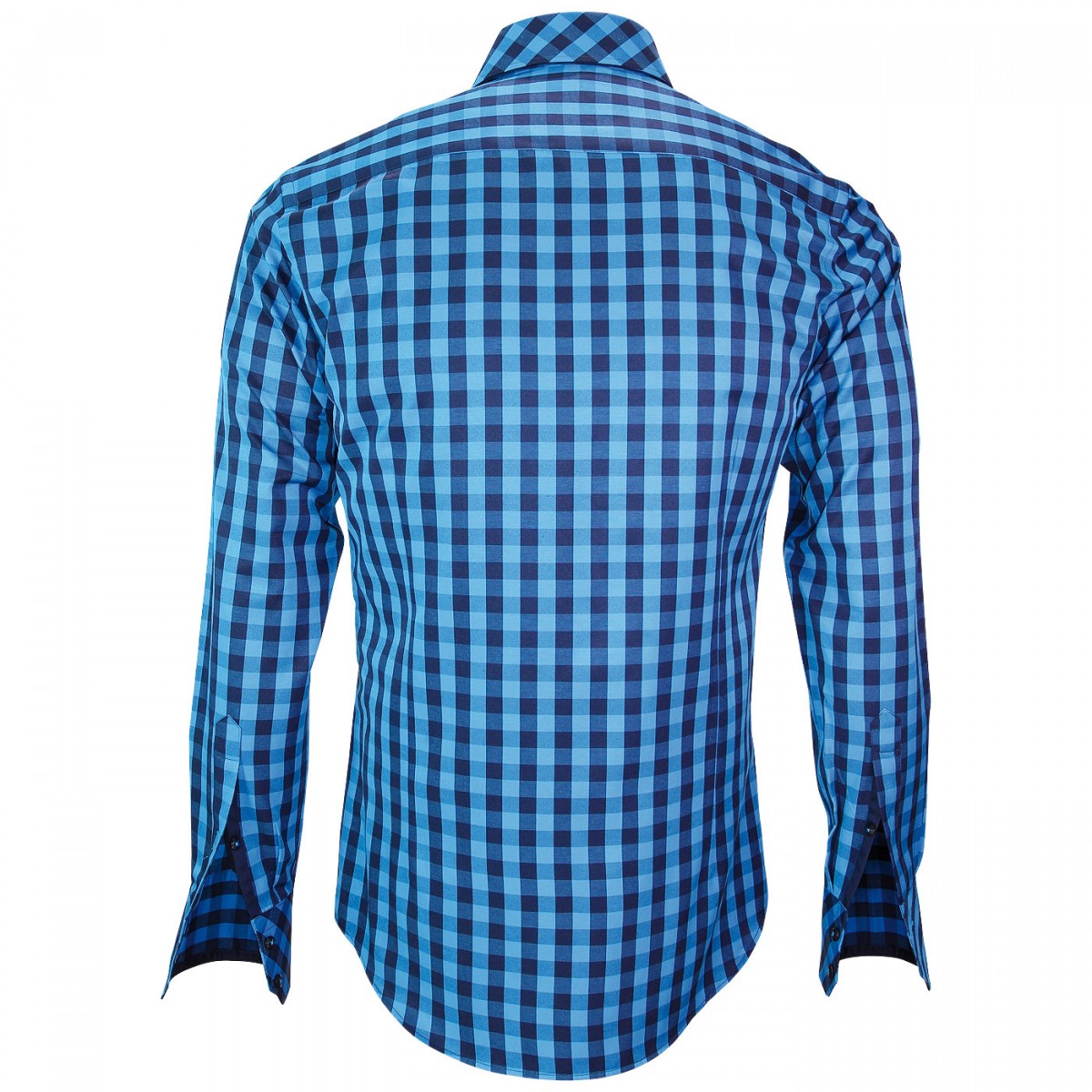 Chemise double colCARDIFF Andrew Mac Allister XP7AM2 bleu