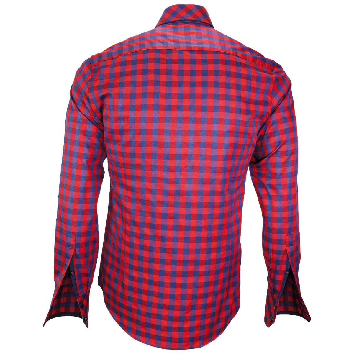 Chemise double colCARDIFF Andrew Mac Allister XP7AM1 rouge