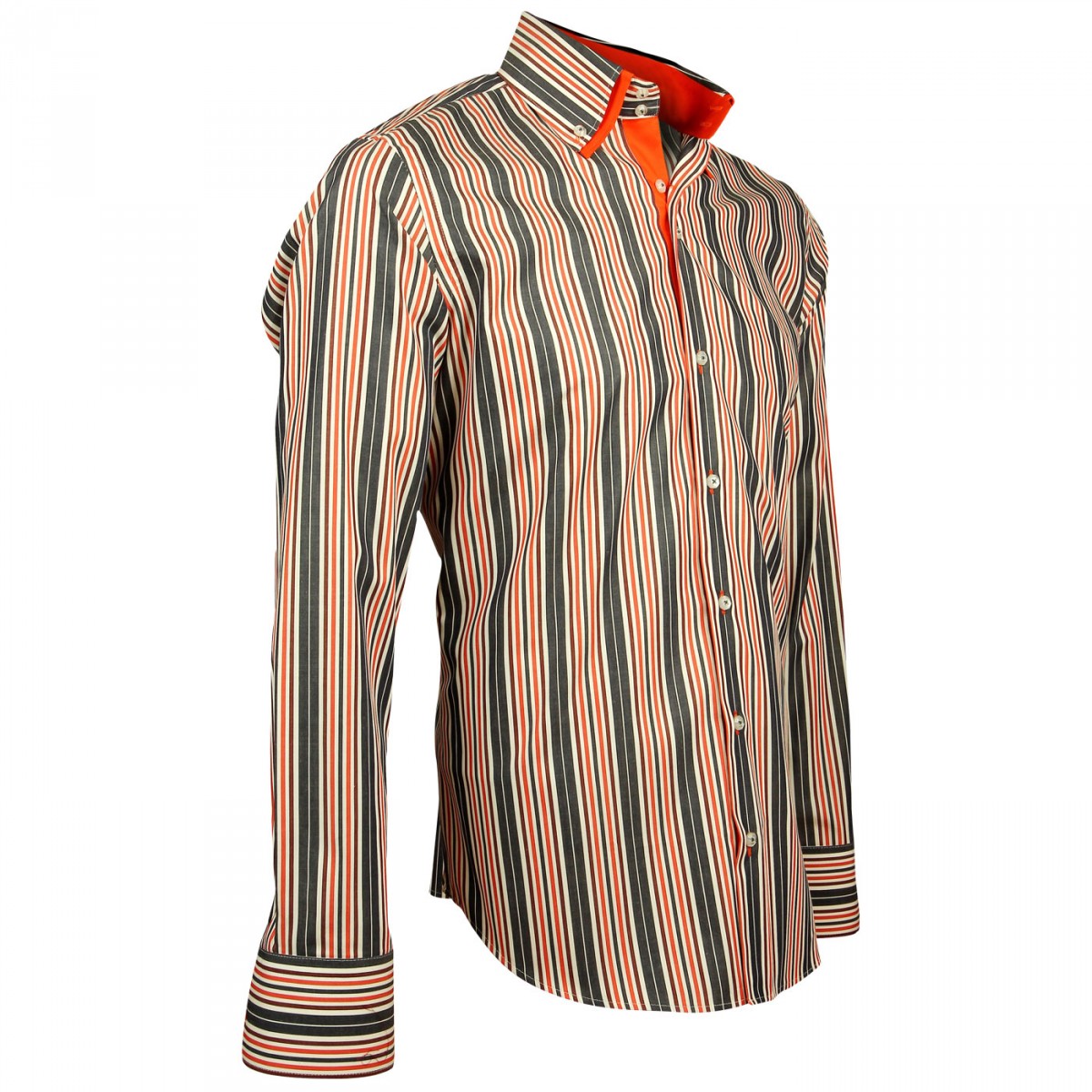 Chemise double col QUEENSLAND Andrew Mc Allister H17AM1 orange