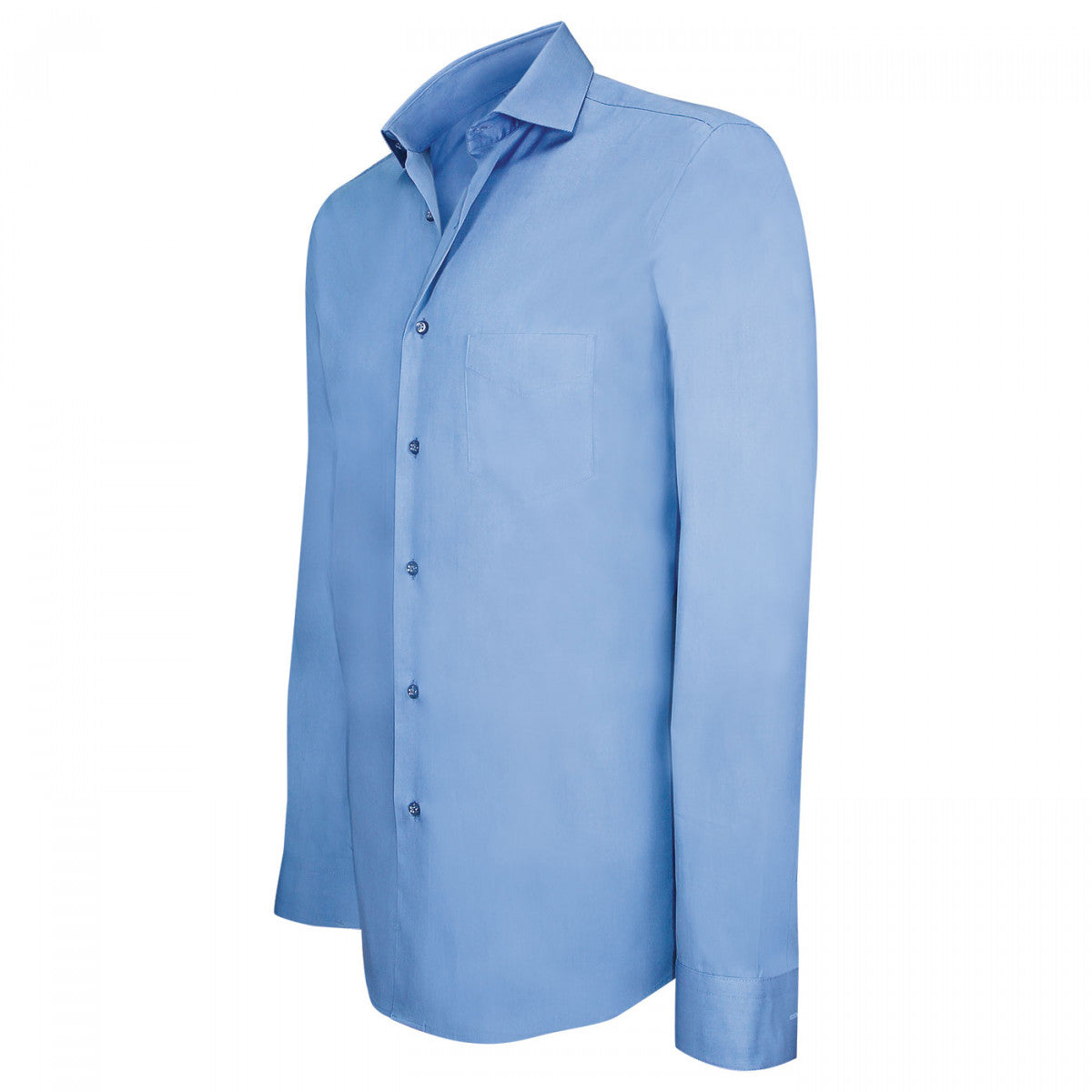 Chemises double fil 120/2CARNABY Andrew Mac Allister FT10AM4 bleu
