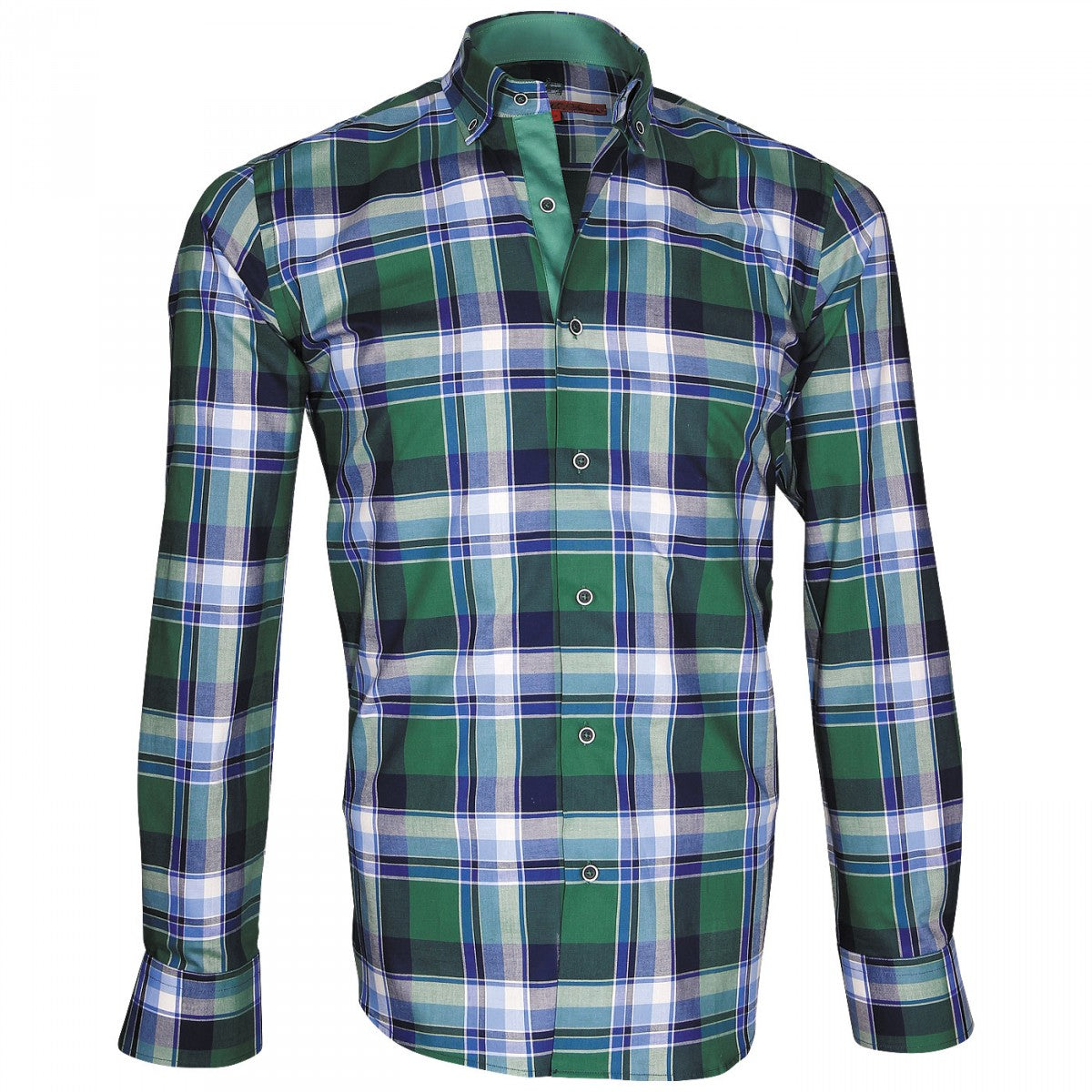 Chemise écossaisWEEK-END Andrew Mc Allister T10AM4 vert