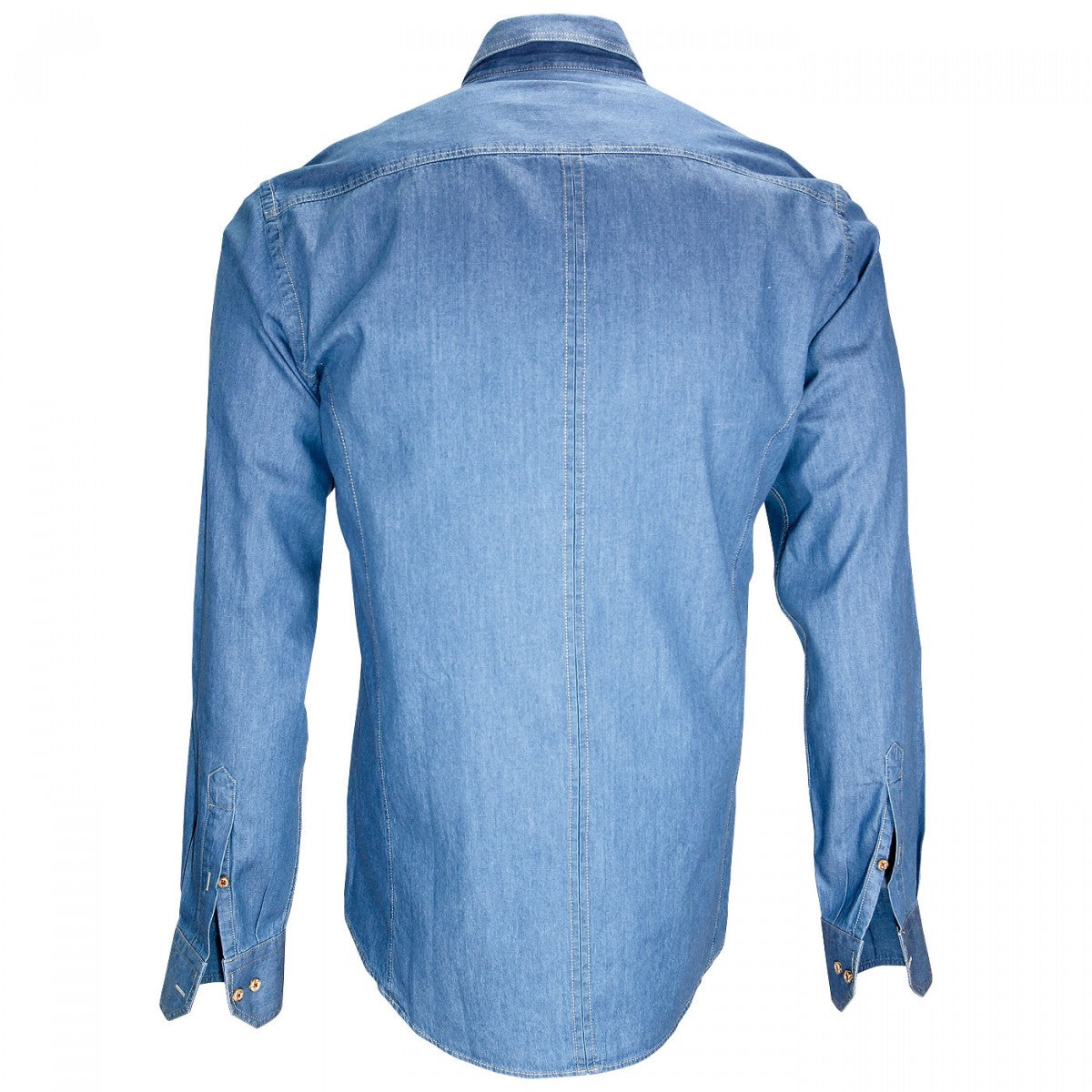 Chemise en JeansDENIM Emporio balzani ZB1EB1 bleu