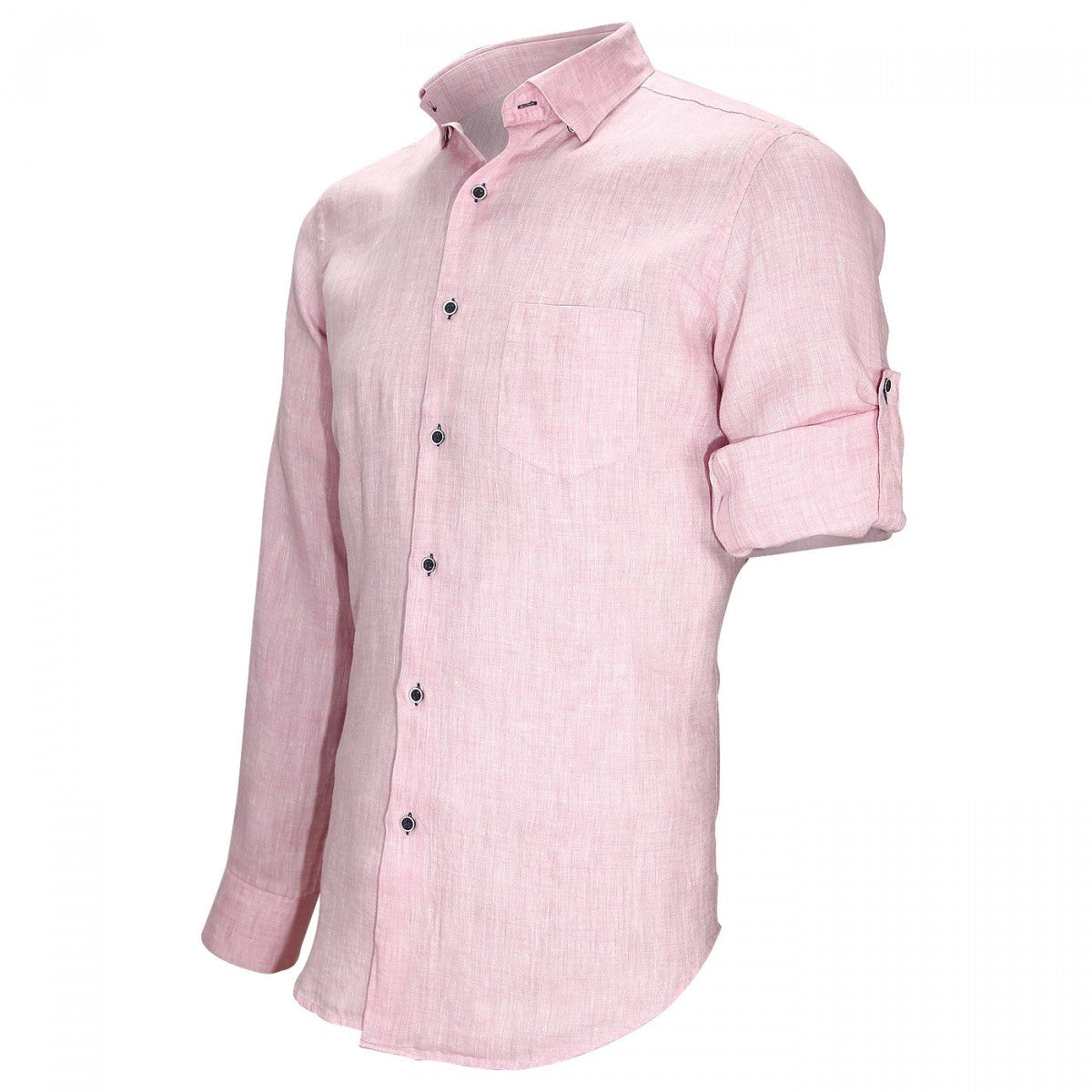 Chemise 100% linGAO Andrew Mac Allister L4AM4 rose
