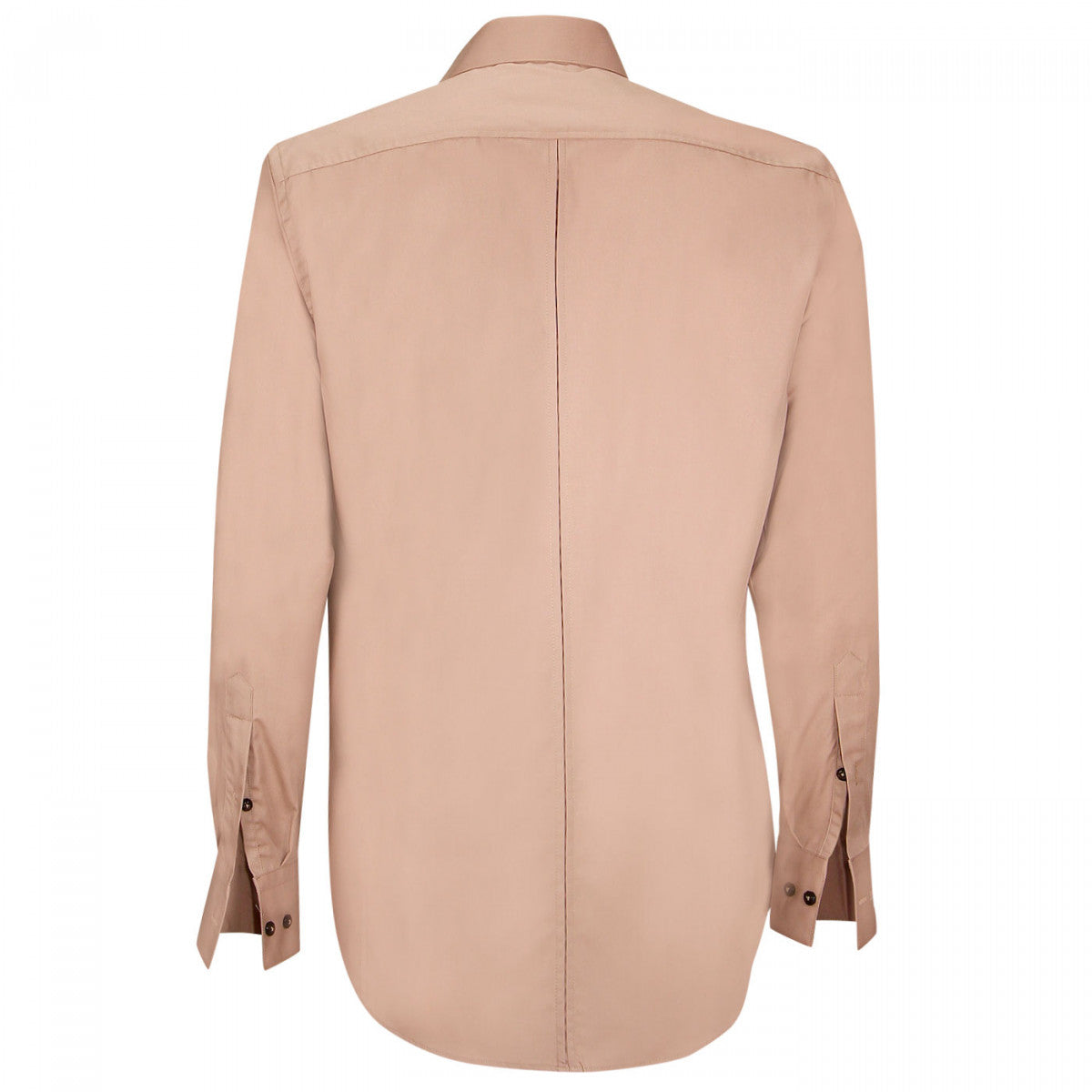 Chemise en popeline beige
