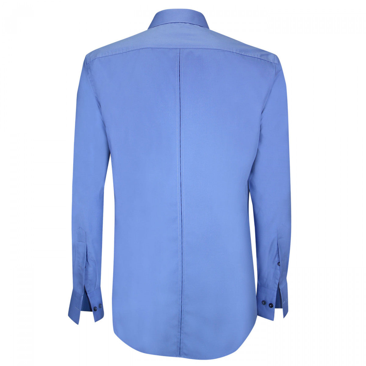 Chemise en popeline bleu