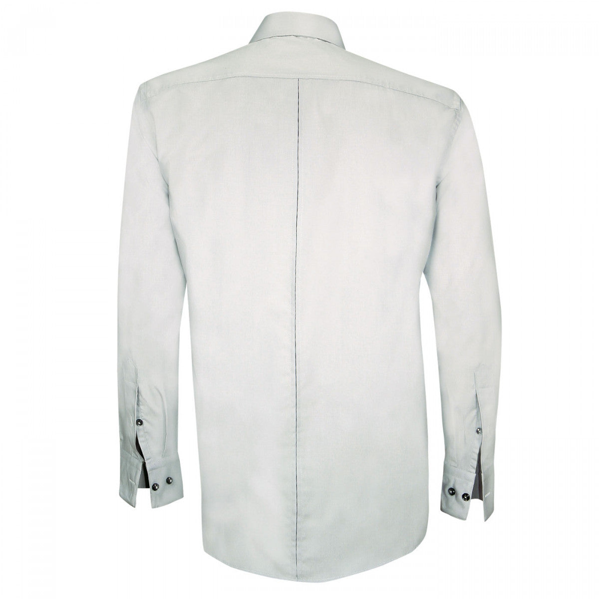 Chemise en popeline gris
