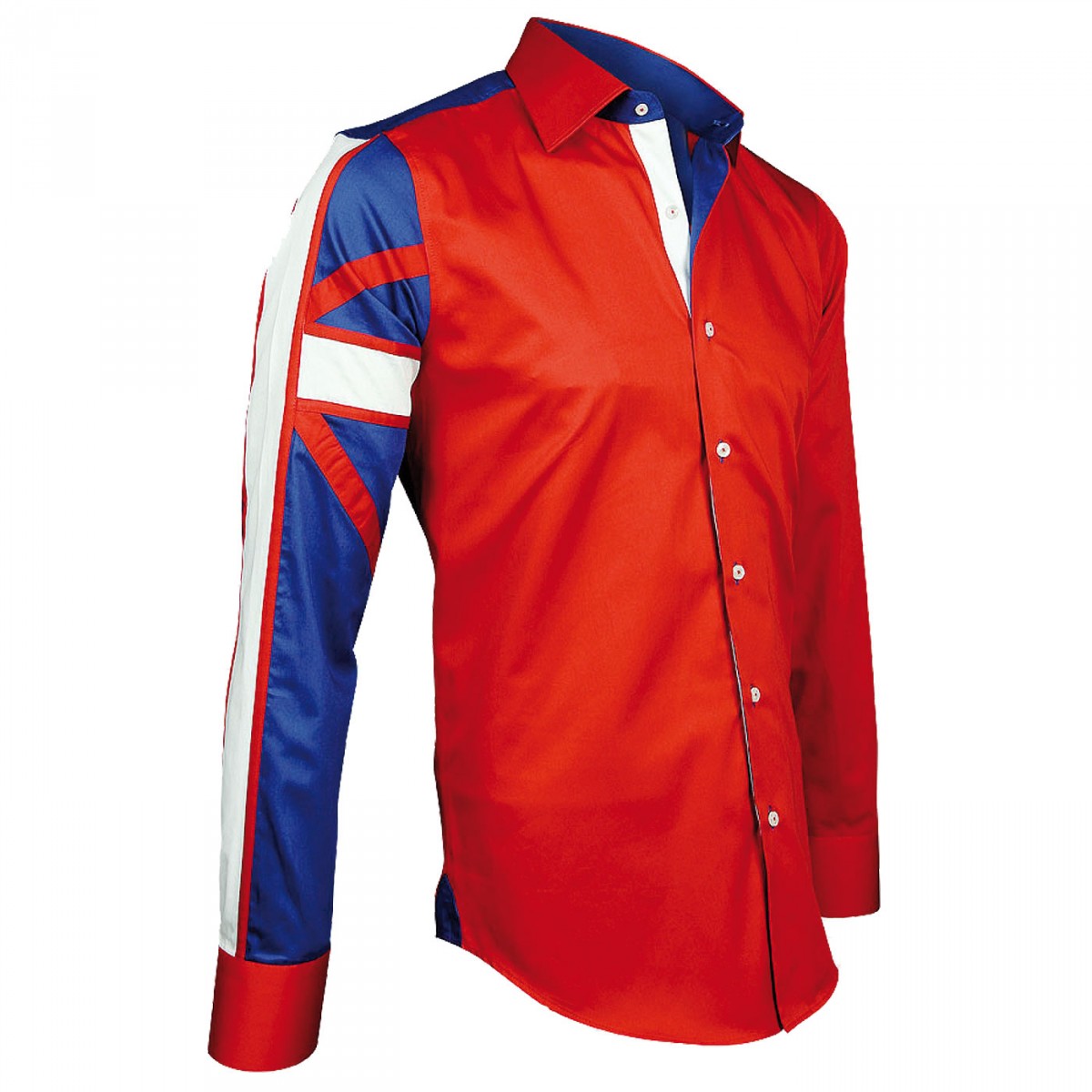 Chemise fashion BRITANICA Andrew Mc Allister A2AM2 rouge