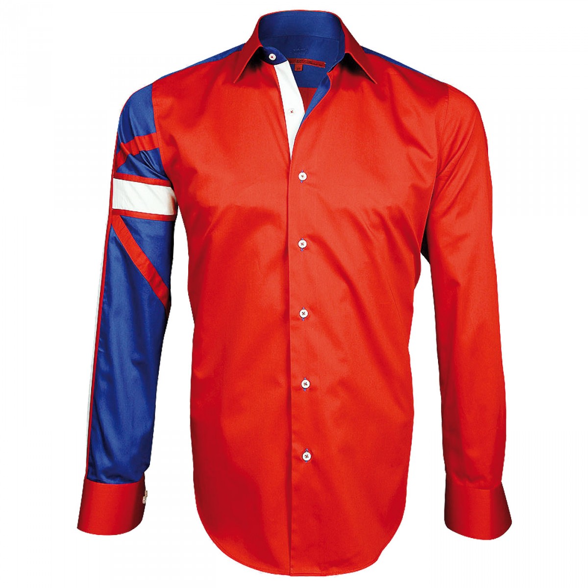 Chemise fashion BRITANICA Andrew Mc Allister A2AM2 rouge