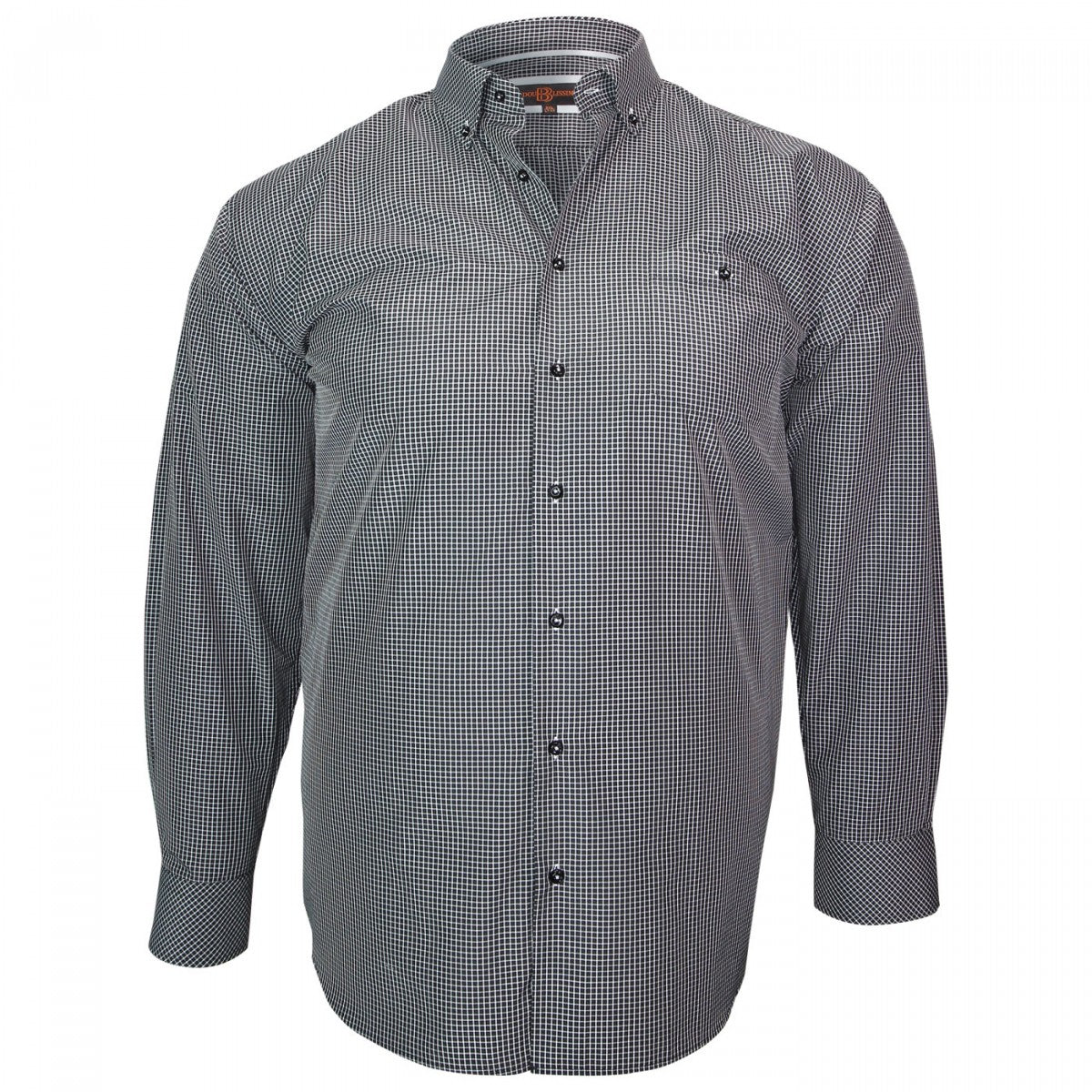 Chemise à carreaux noir