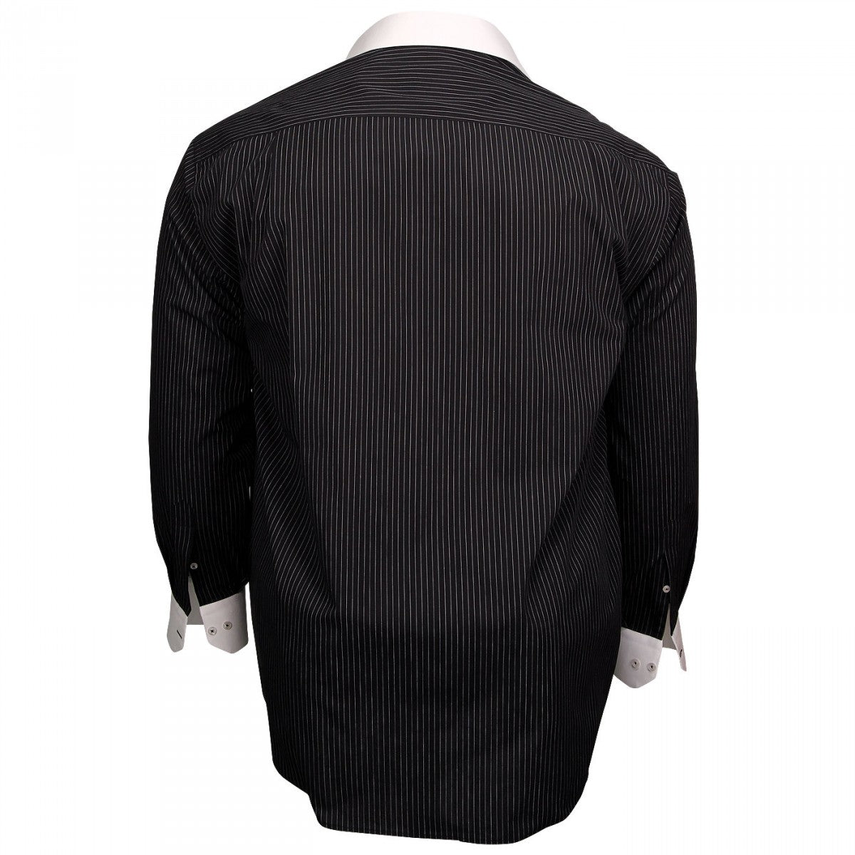 Chemise à col blancBUSINESS Doublissimo GT-J3DB4 noir blanc