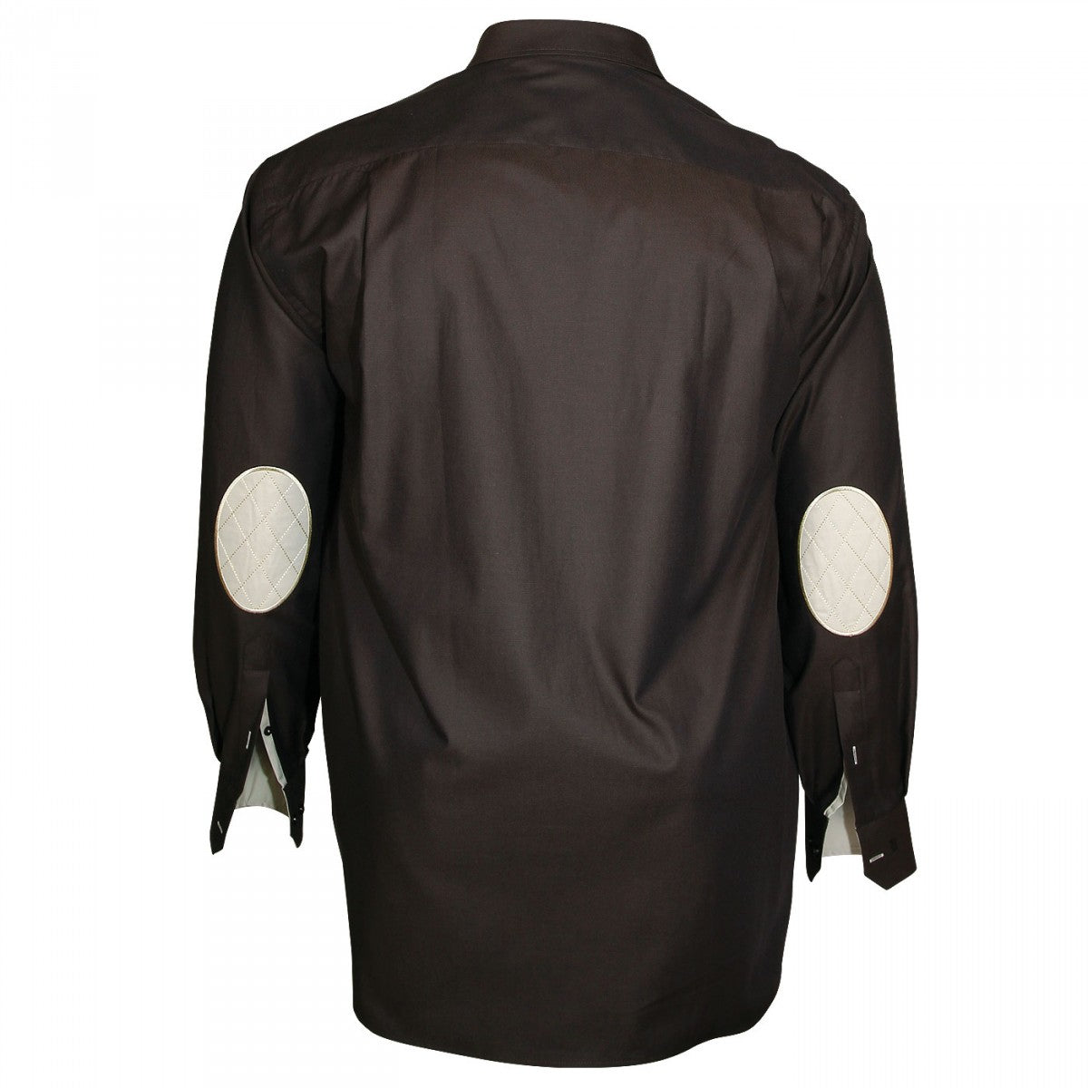 Chemise à coudières WELLINGTON Doublissimo GT-E14DB5 marron